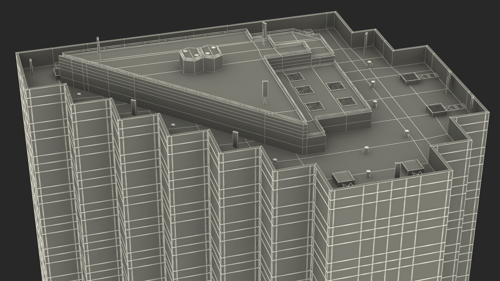 3D model Skyscraper