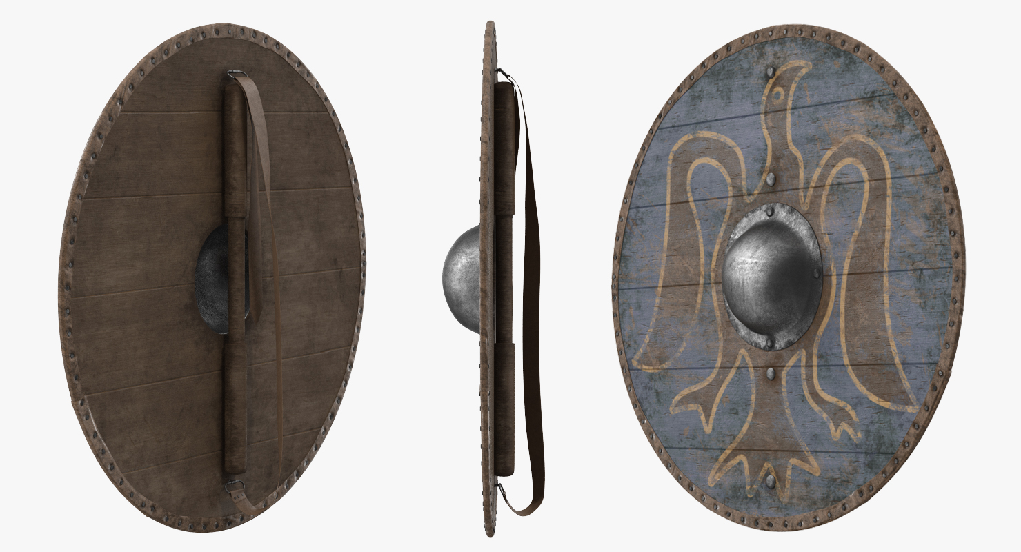 3D Viking Shield model