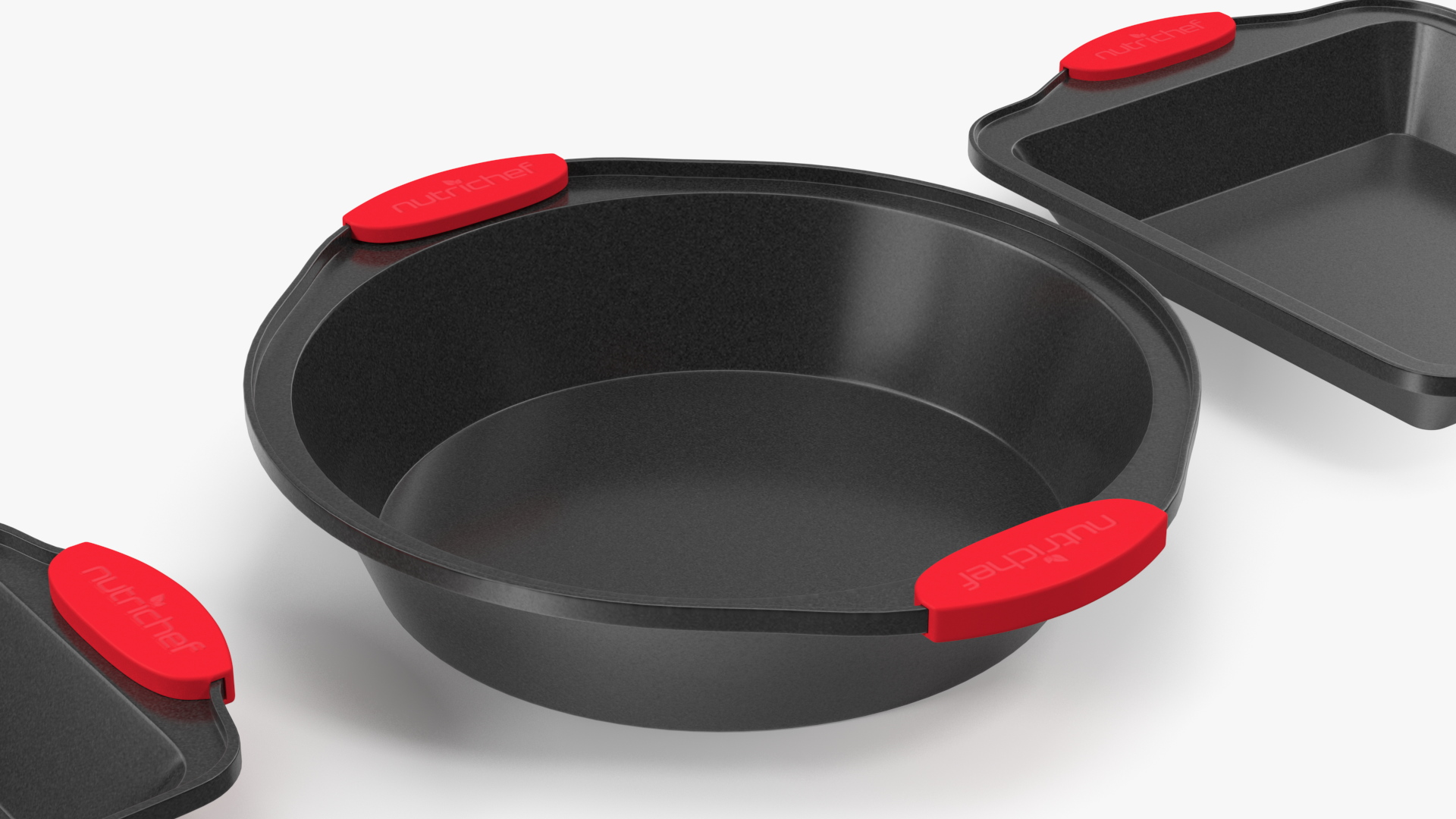 3D 3 Cake Baking Pan Set Non Stick