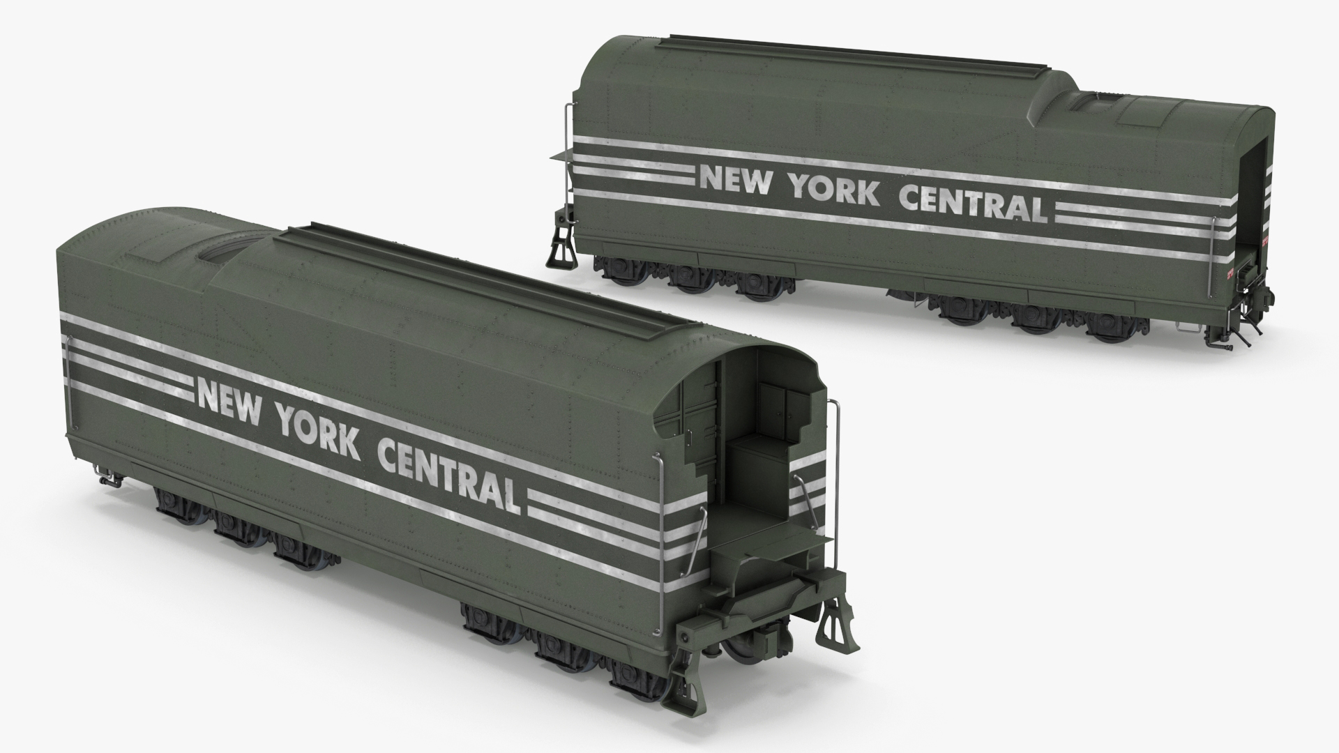 New York Central Railroad Boxcar 3D