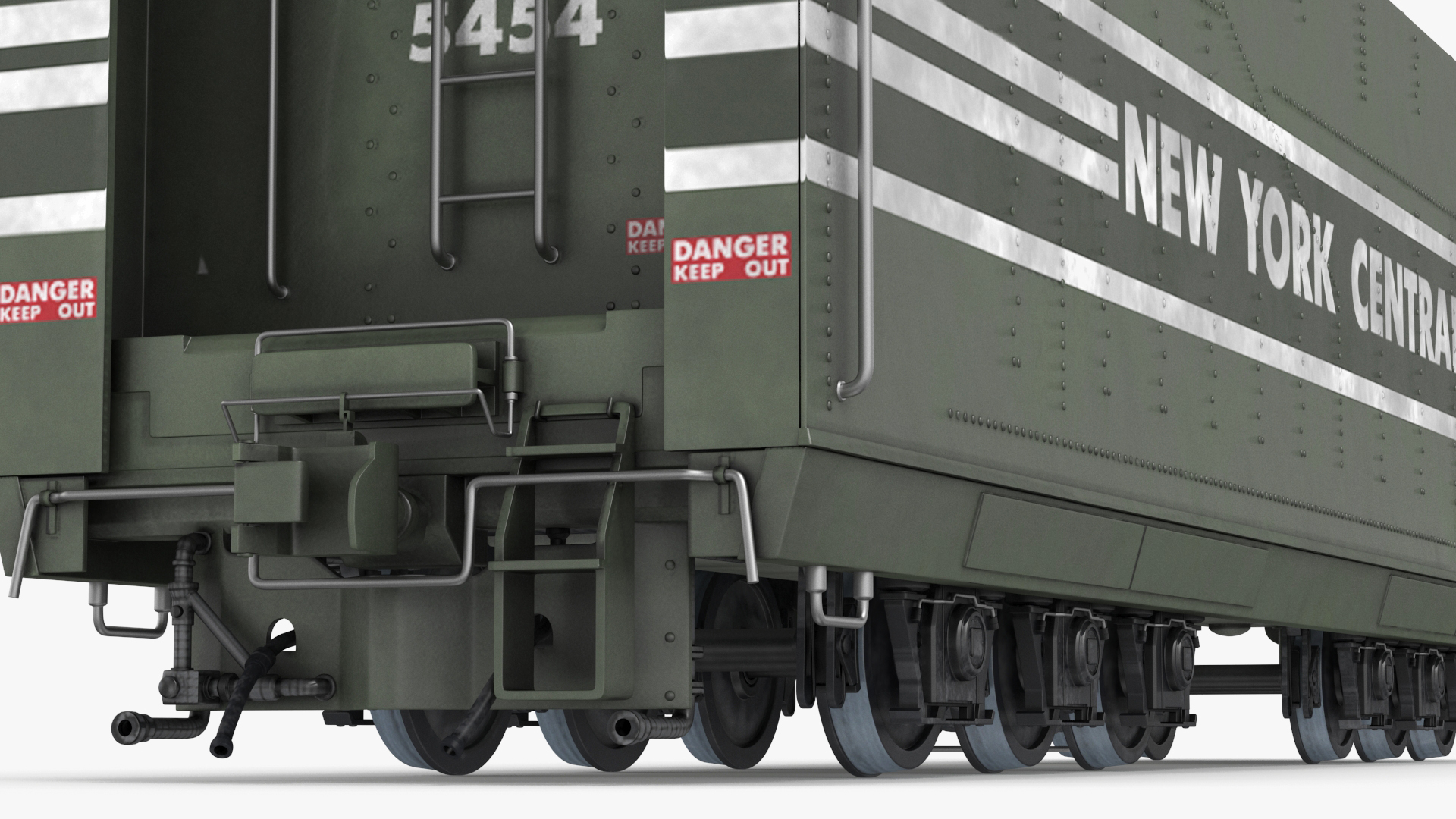 New York Central Railroad Boxcar 3D