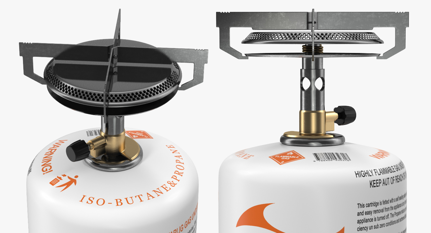 3D Mini Camping Gas Stove Kovea model