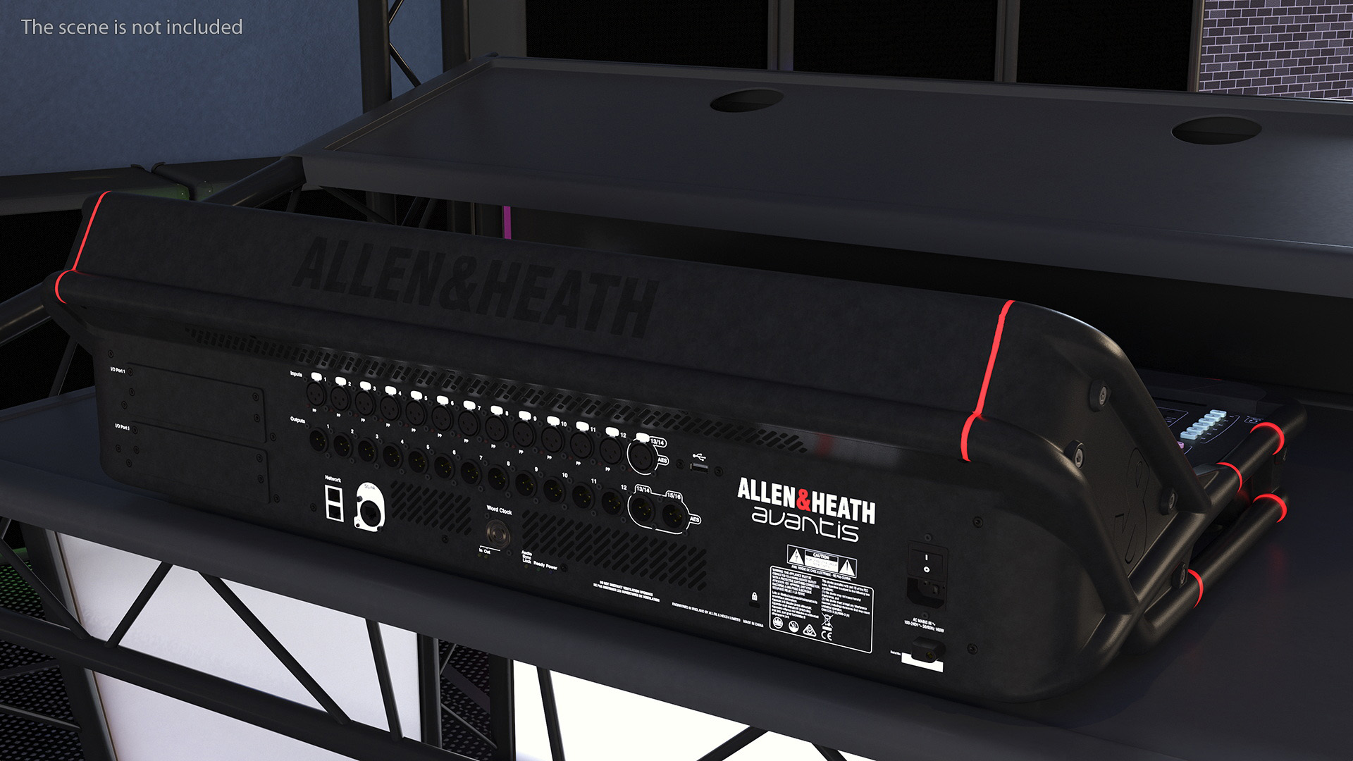 3D model Digital Mixing Console Allen and Heath AVANTIS Off