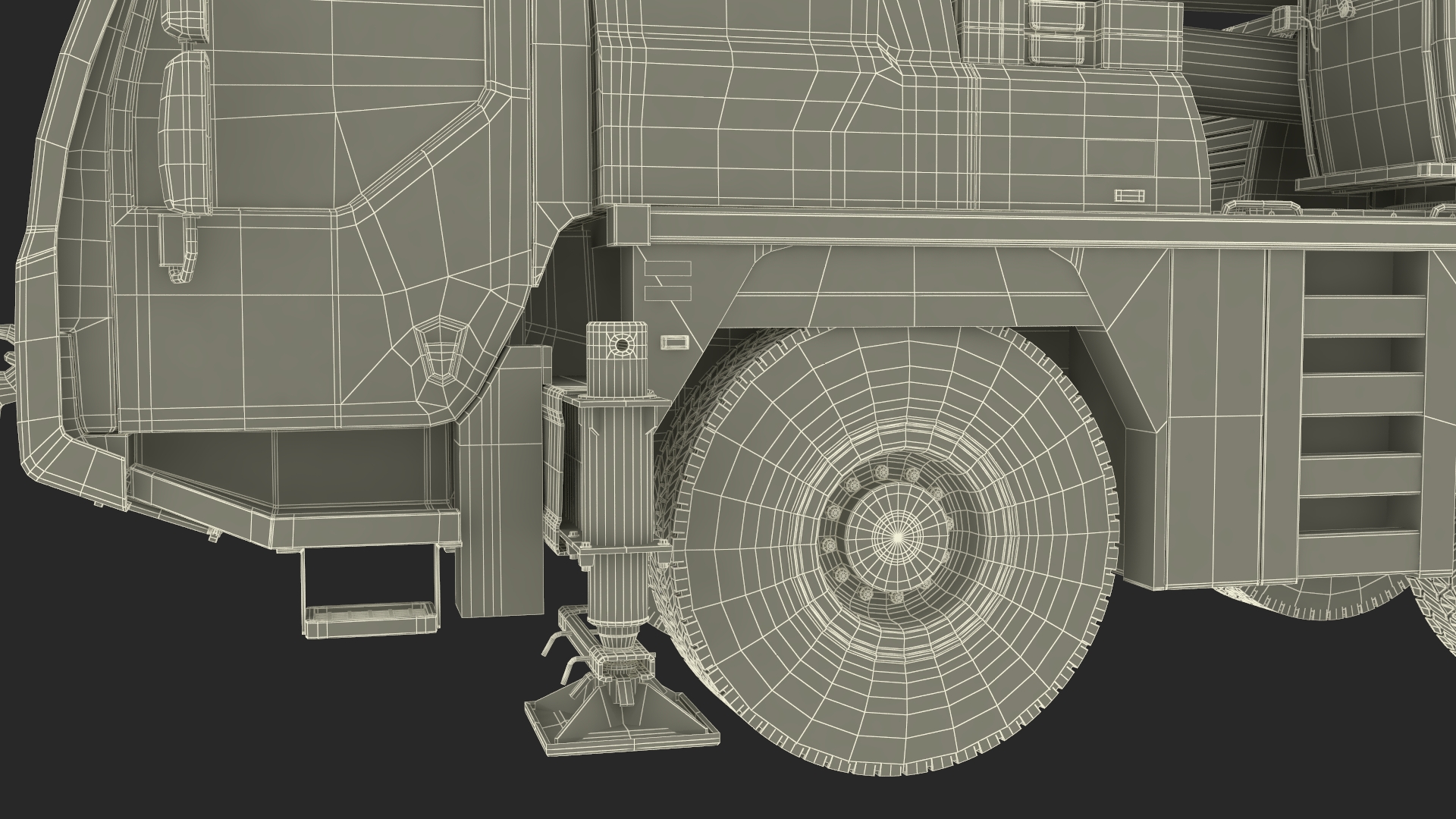 3D Liebherr Mobile Crane