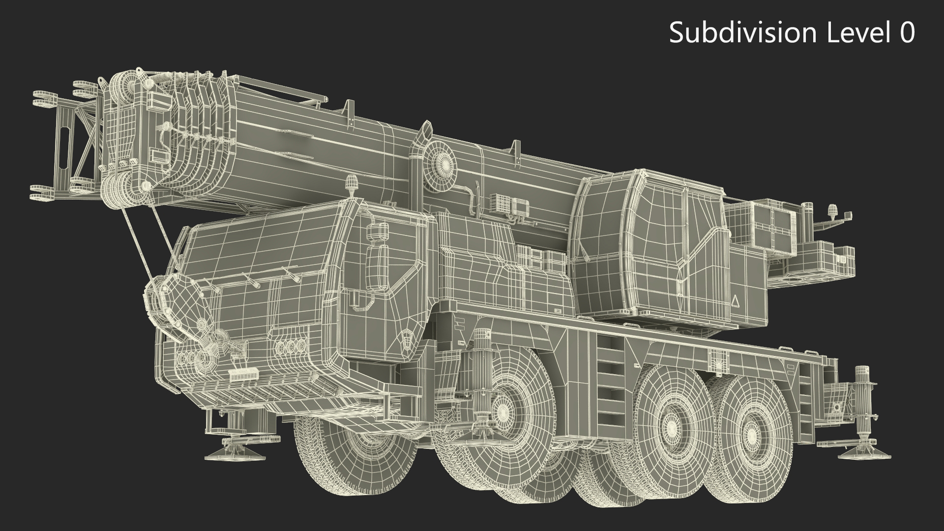 3D Liebherr Mobile Crane