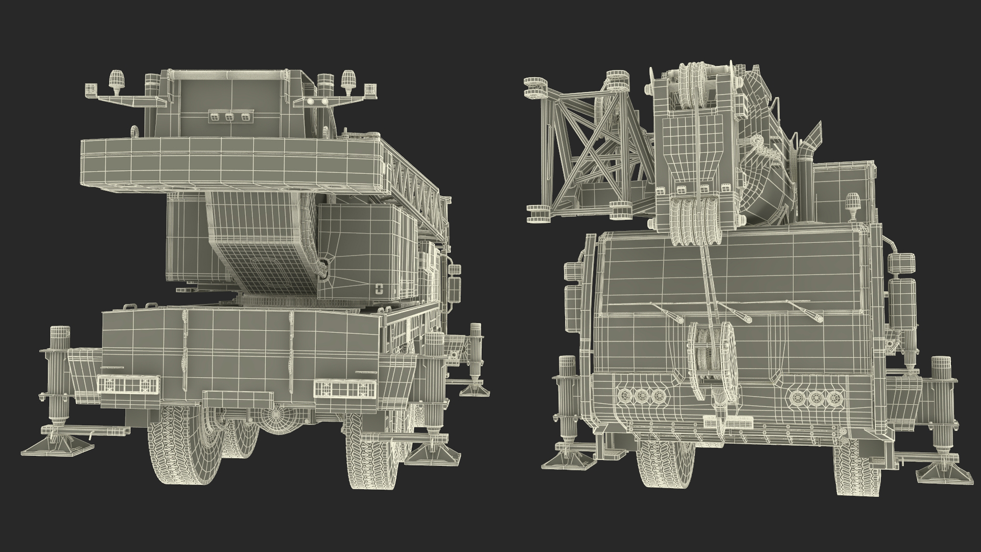 3D Liebherr Mobile Crane