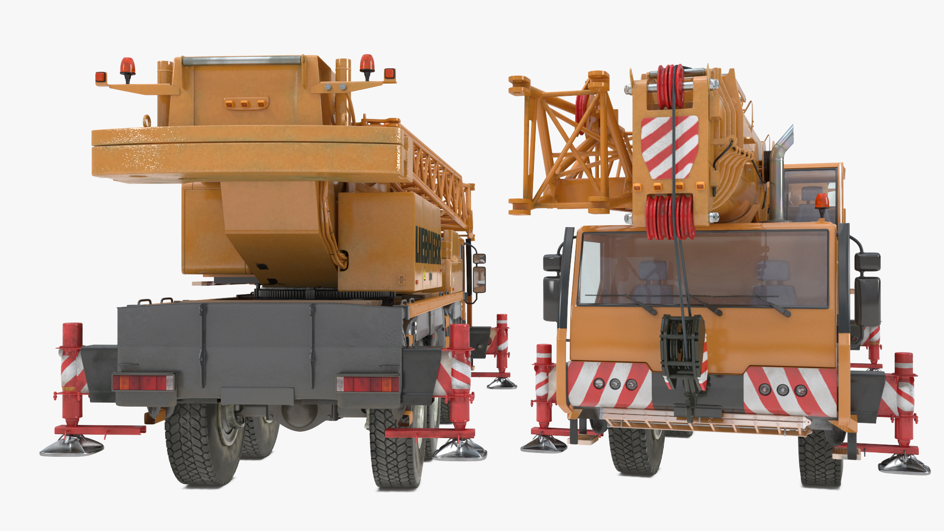 3D Liebherr Mobile Crane