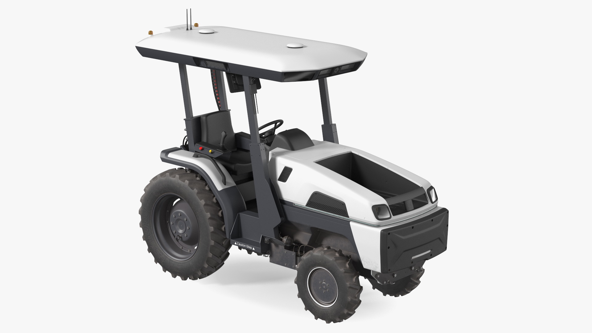 3D model Self Driving Electric Tractor Dusty