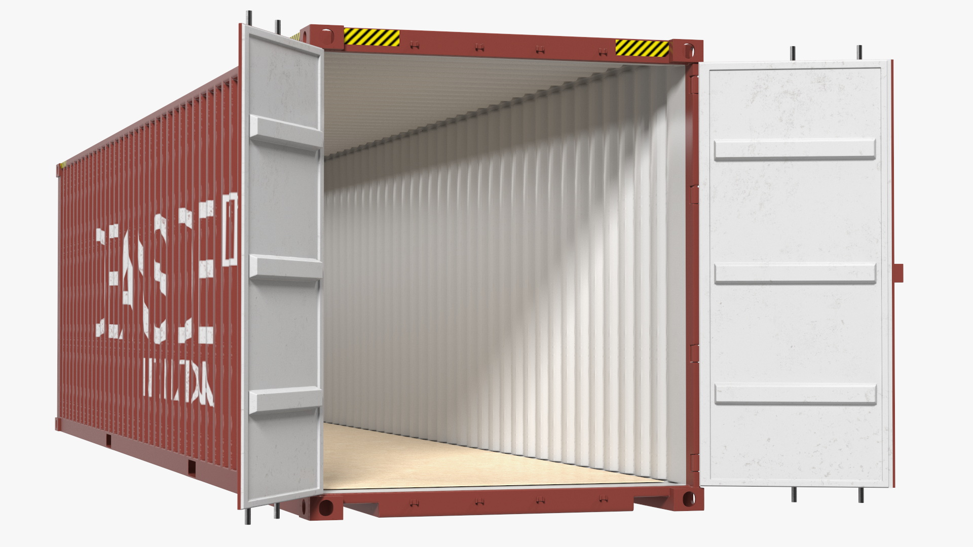 3D High Cube Shipping Container 40FT model