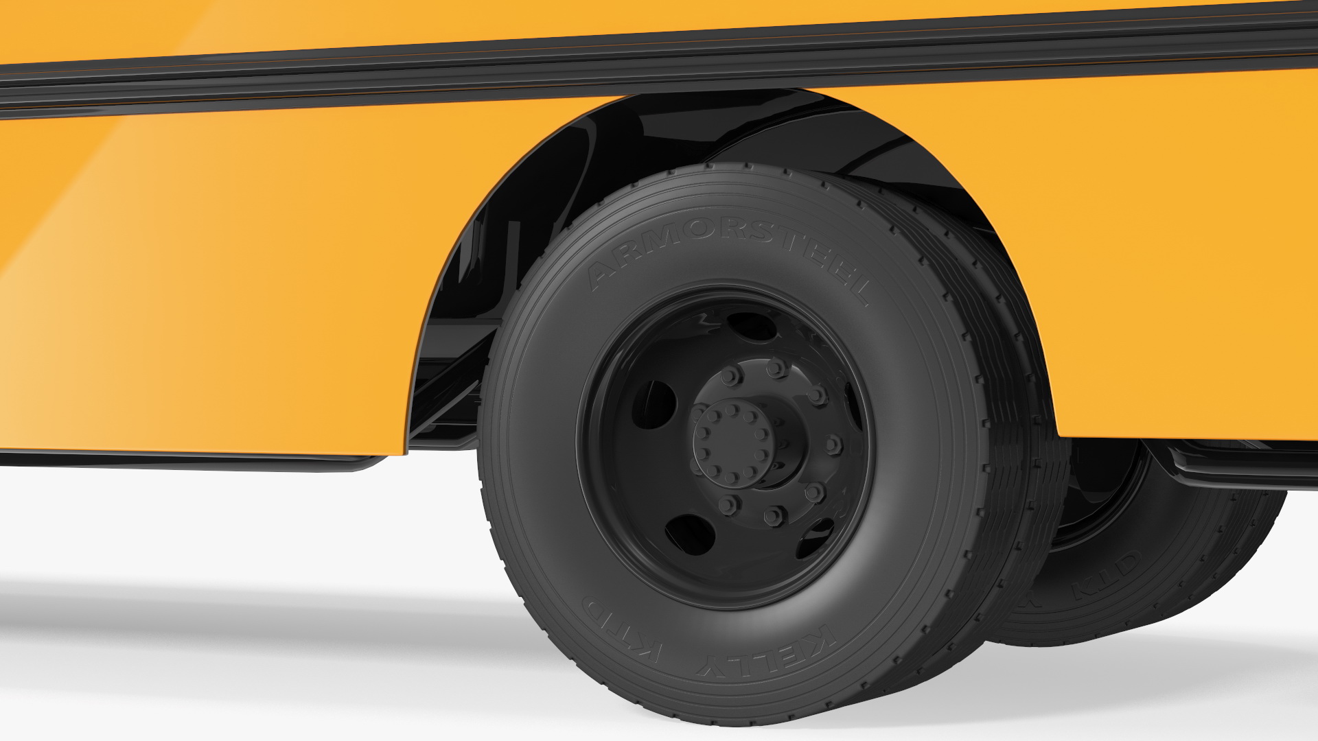 3D Blue Bird TX3 School Bus Exterior Only model