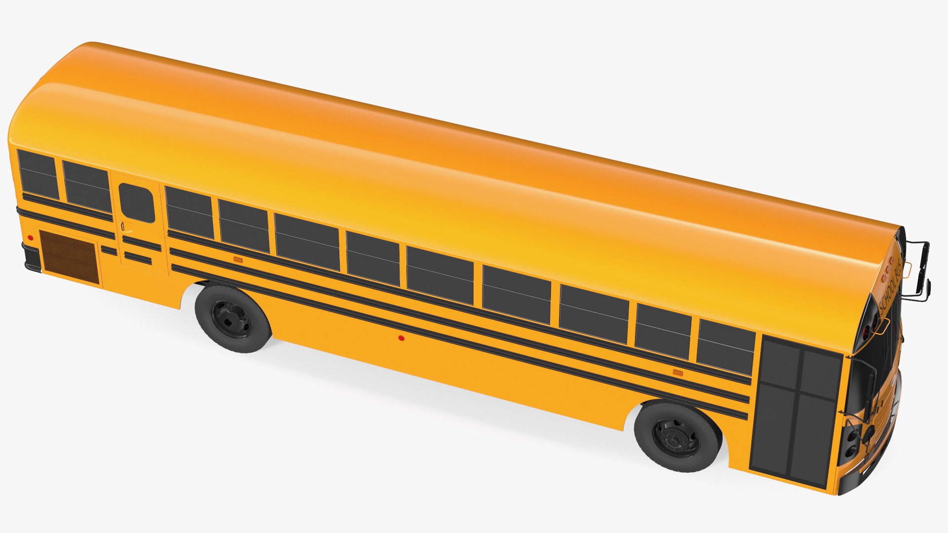 3D Blue Bird TX3 School Bus Exterior Only model