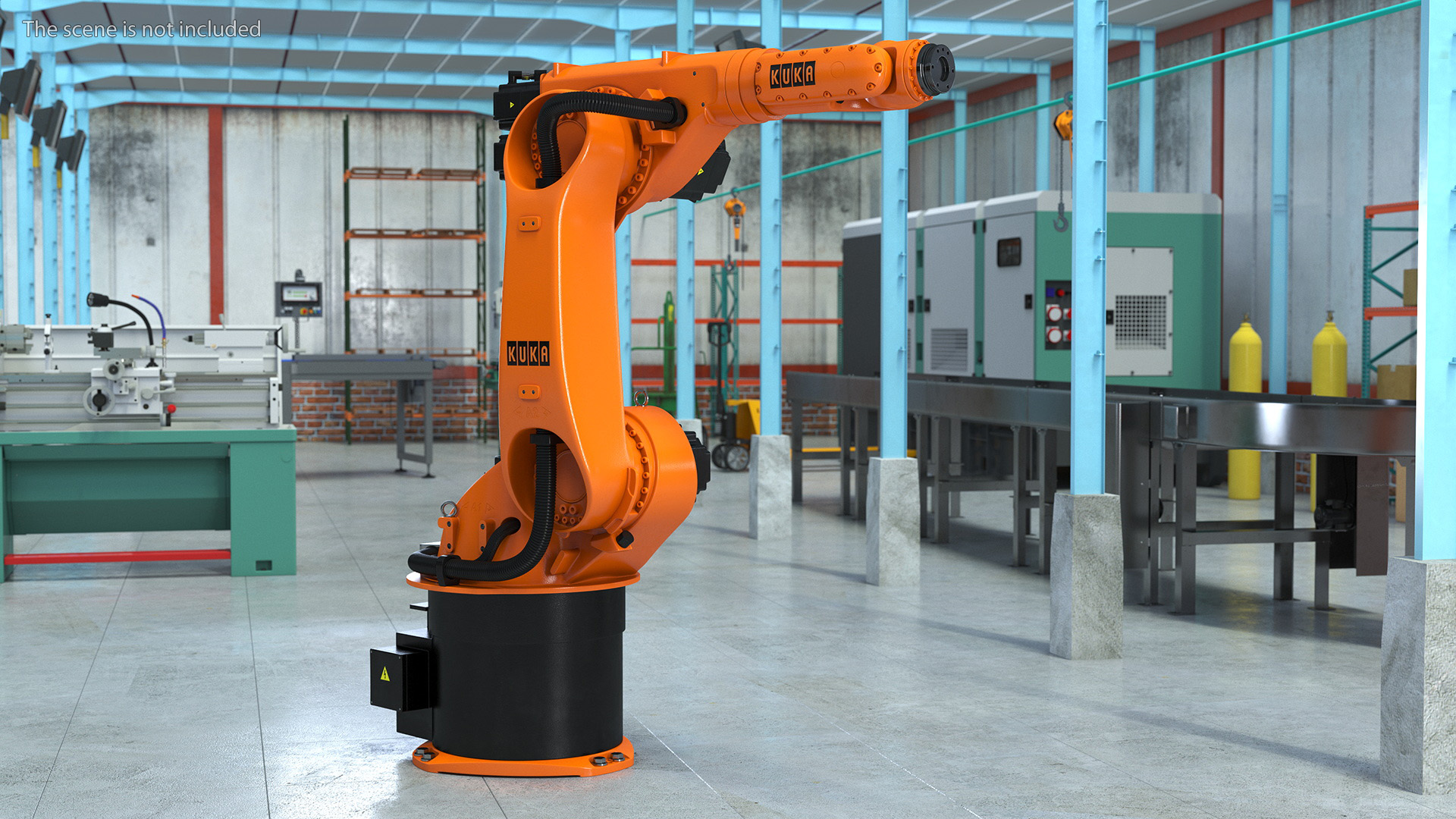 3D Kuka Industrial Robot Arm KR 30-3 model