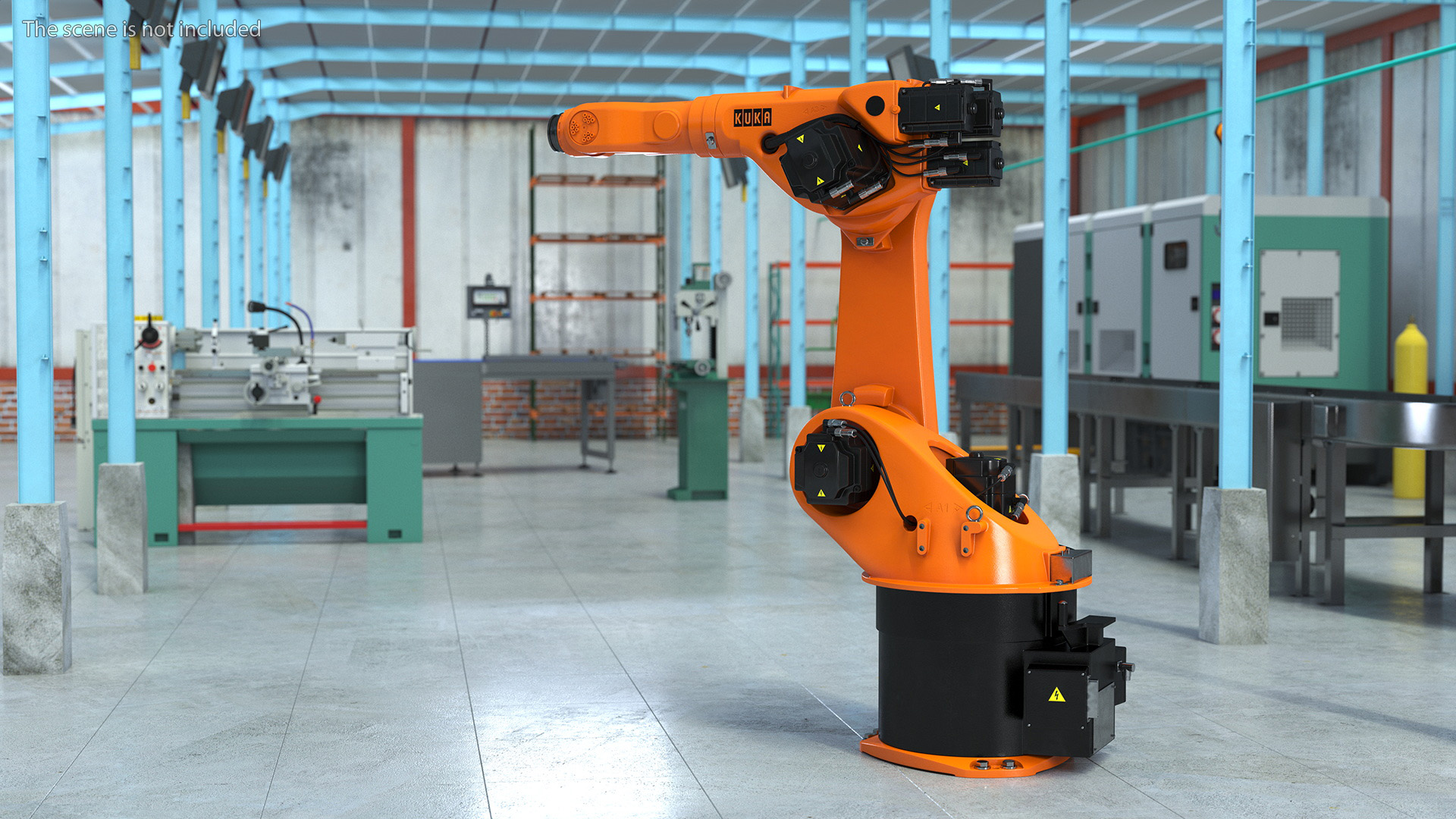 3D Kuka Industrial Robot Arm KR 30-3 model