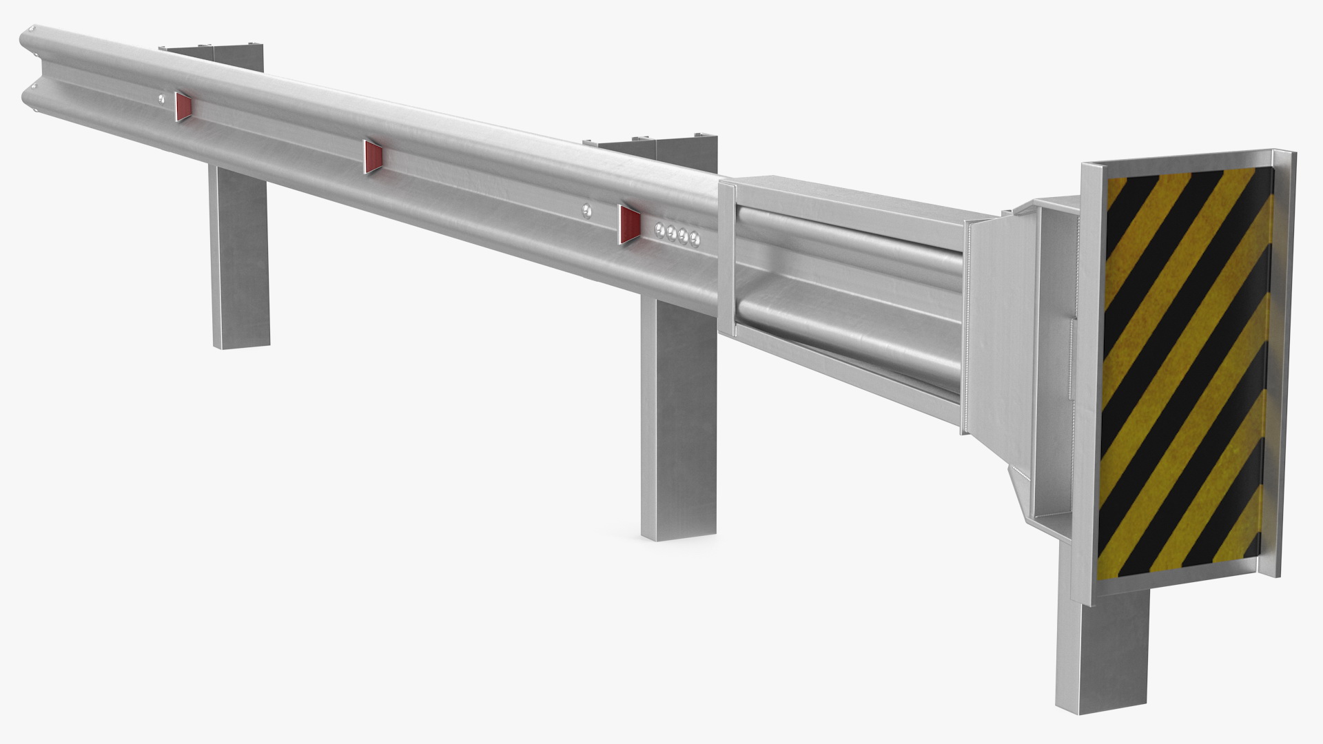 Energy Absorbing Guard Rail 3D