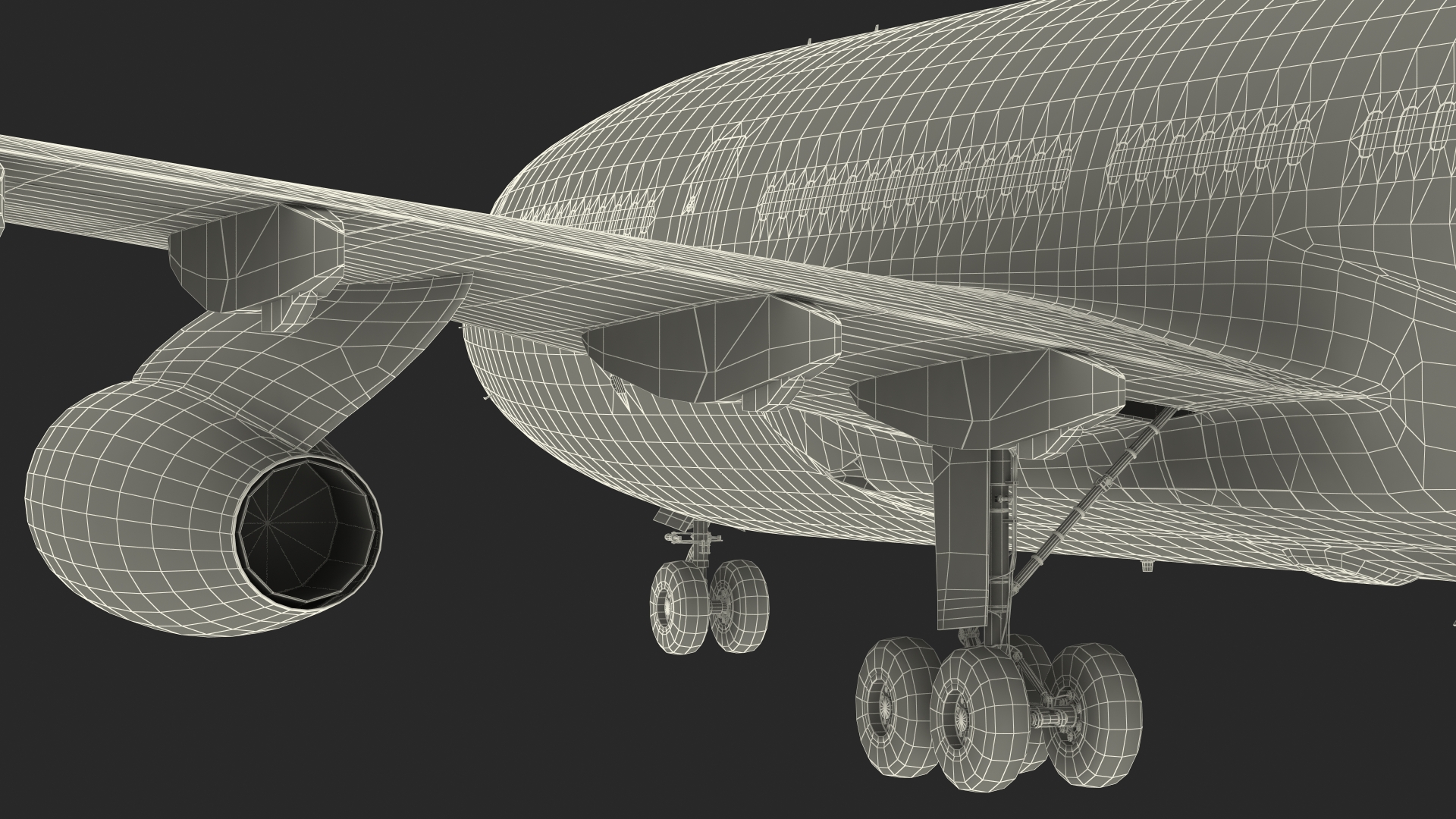 Ilyushin IL-96 Presidential Aircraft Simple Interior 3D