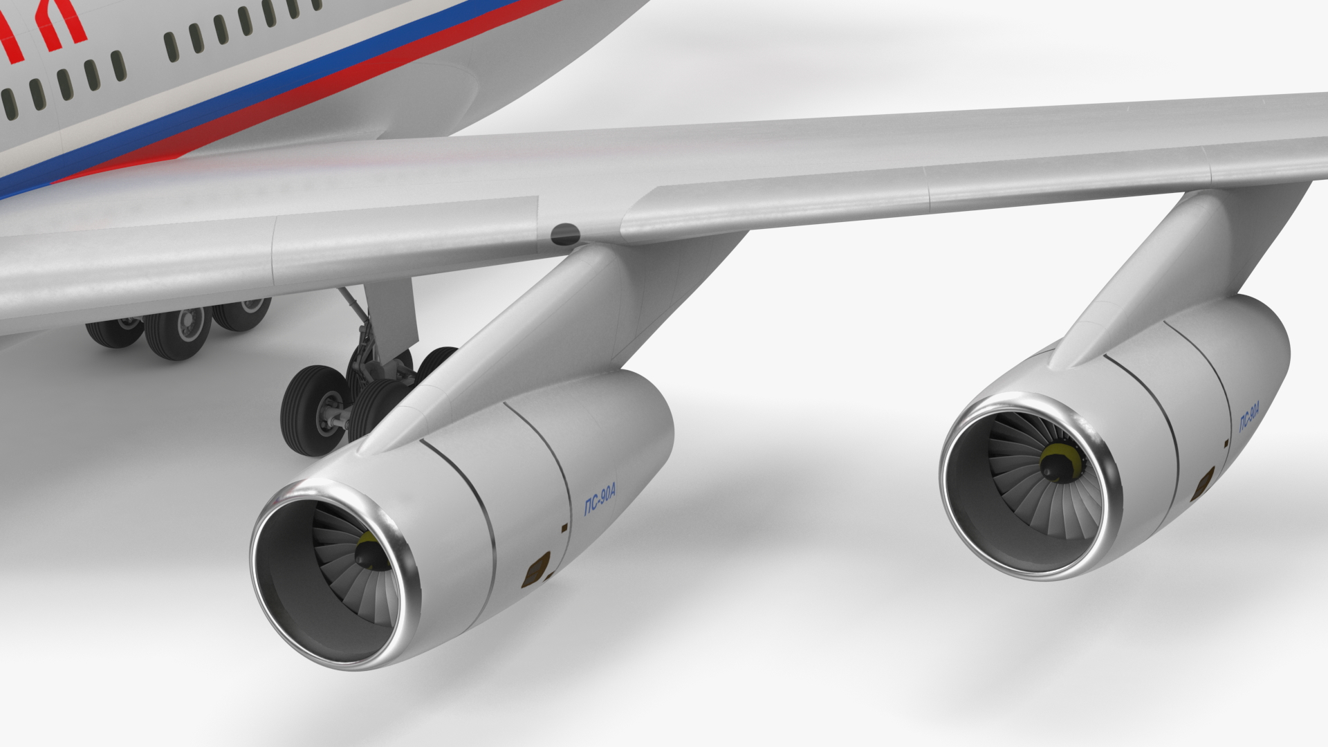 Ilyushin IL-96 Presidential Aircraft Simple Interior 3D