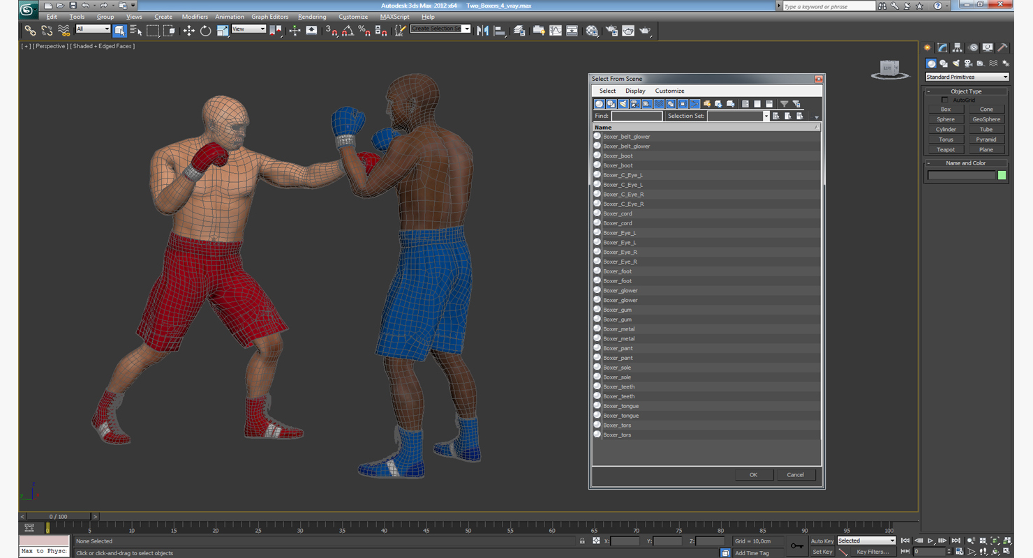 Two Boxers 4 3D