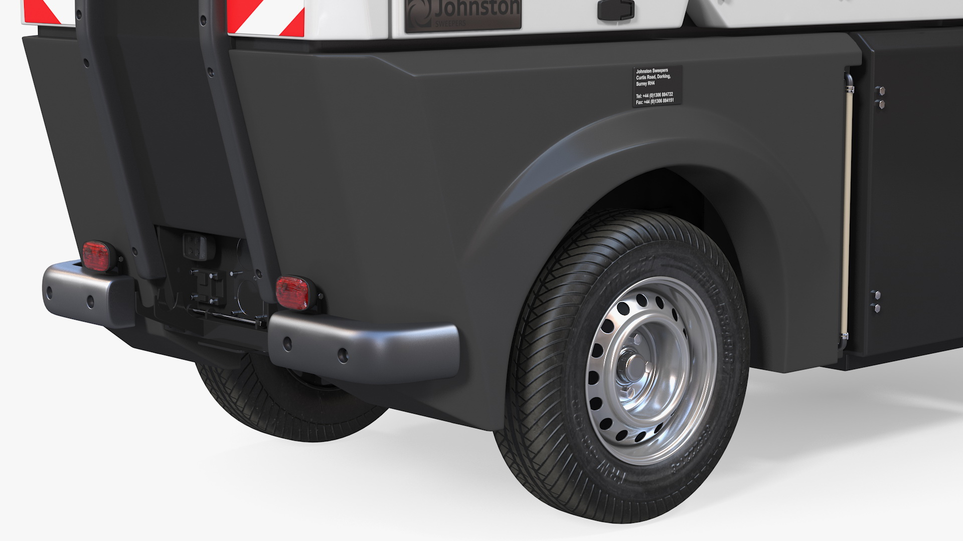 3D model Johnston CN101 Compact Road Sweeper