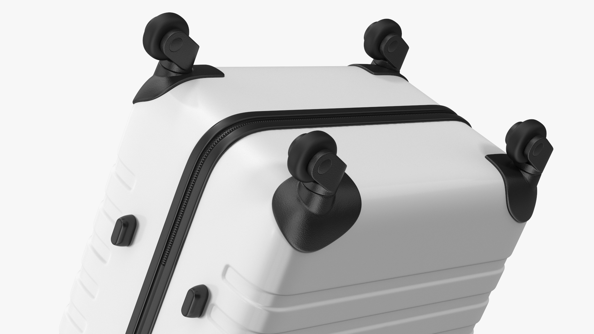 Hard Shell Rolling Suitcase 3D