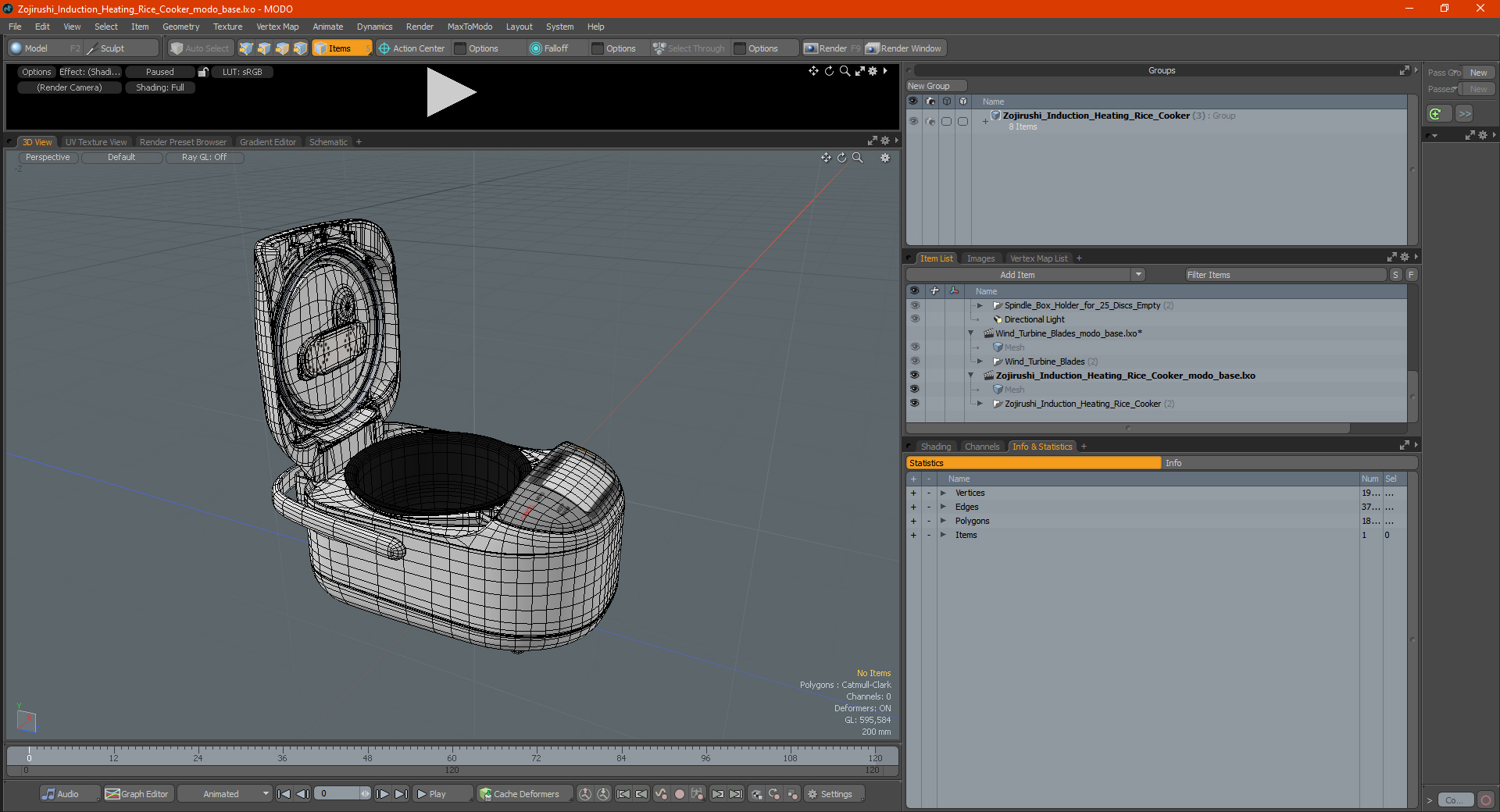 Zojirushi Induction Heating Rice Cooker 3D model