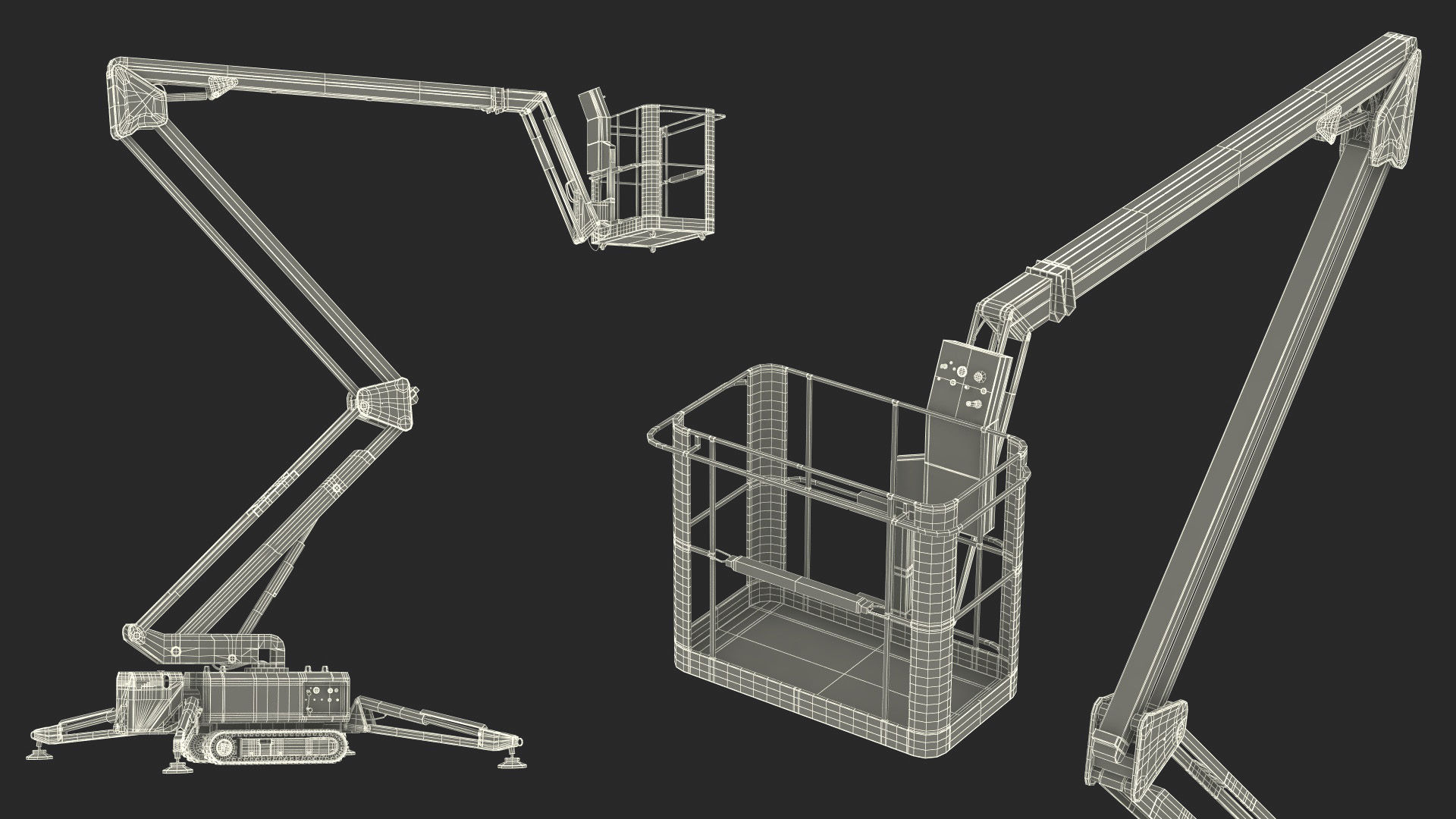 Tracked Boom Lift 3D