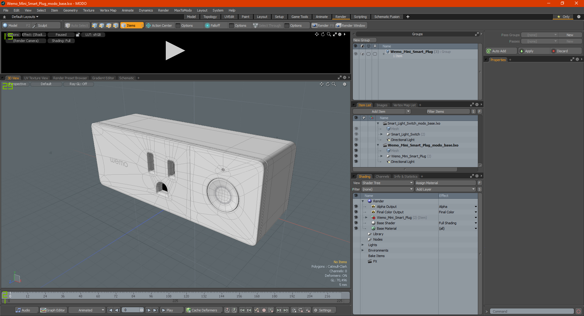 3D model Wemo Mini Smart Plug