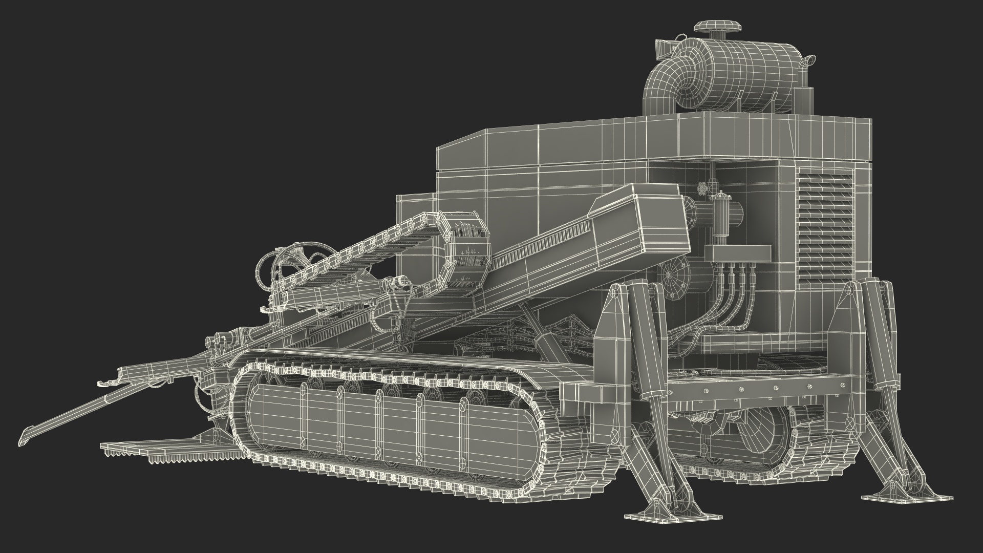 3D Directional Drilling Rig Rigged