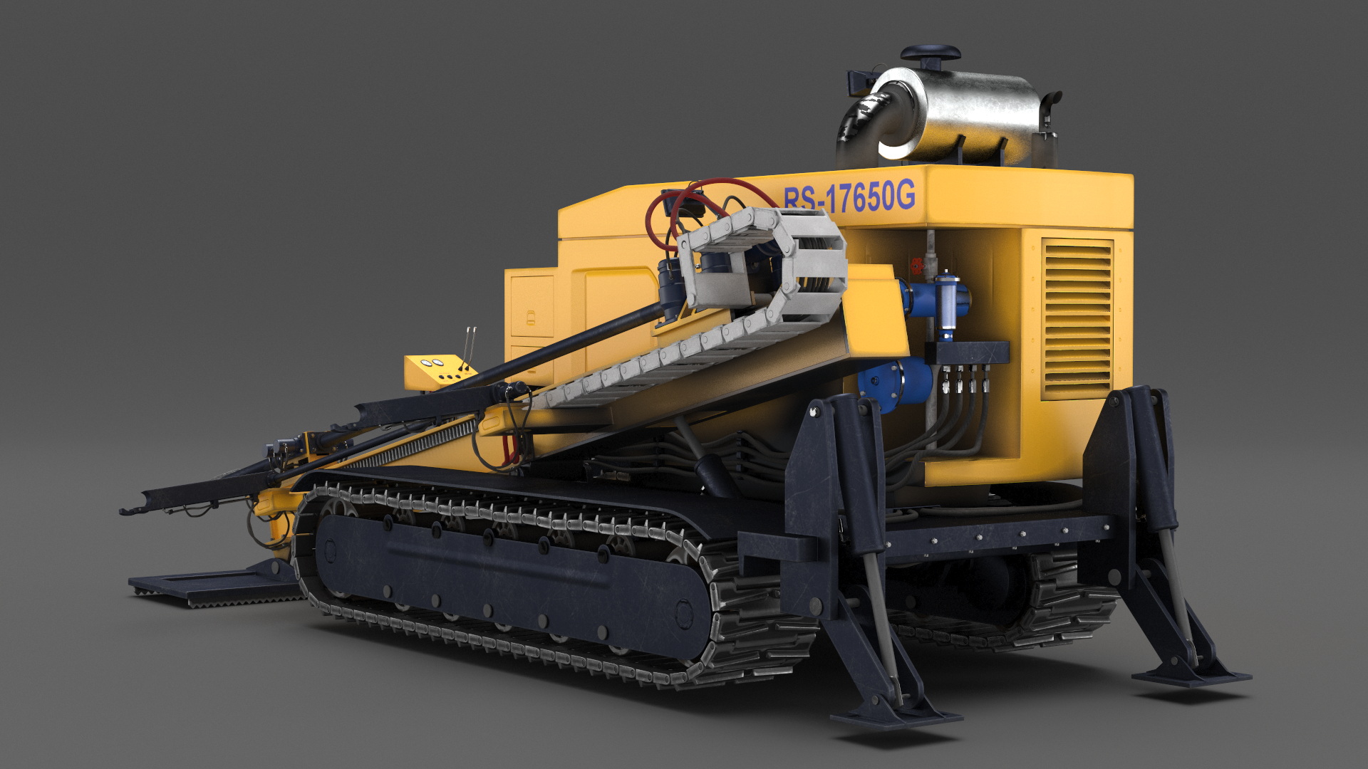 3D Directional Drilling Rig Rigged