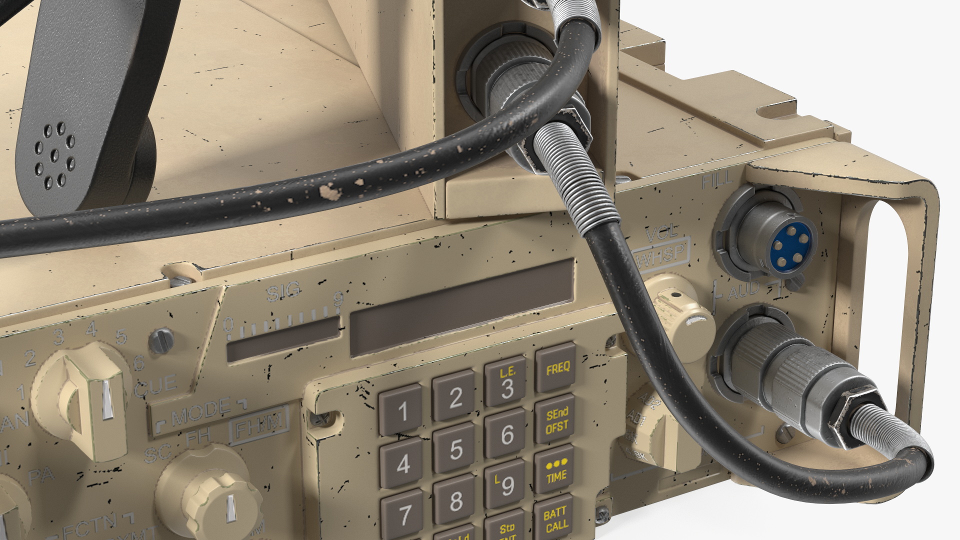 Military Desert Radio Station 3D model