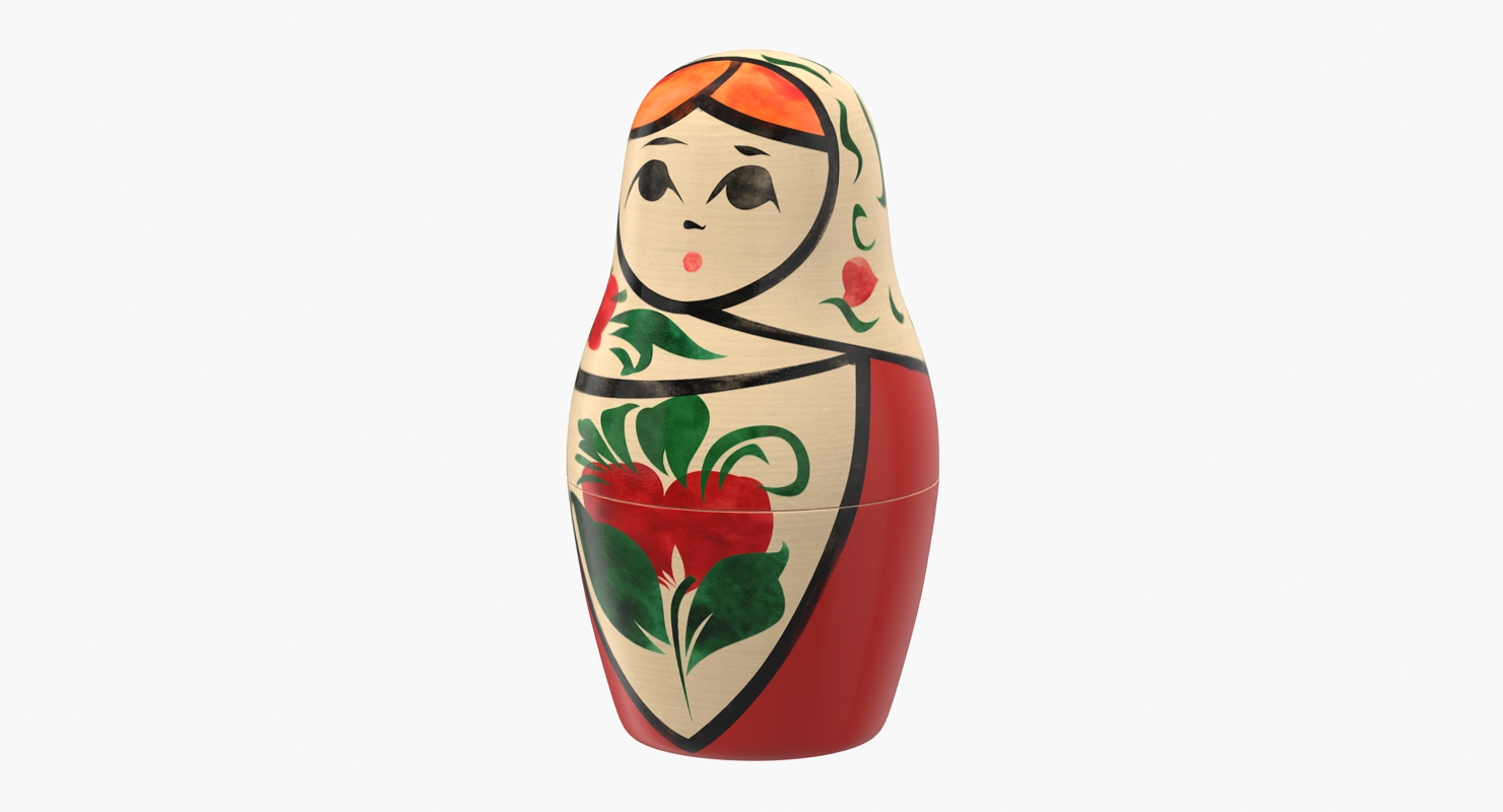 3D model Russian Nesting Doll