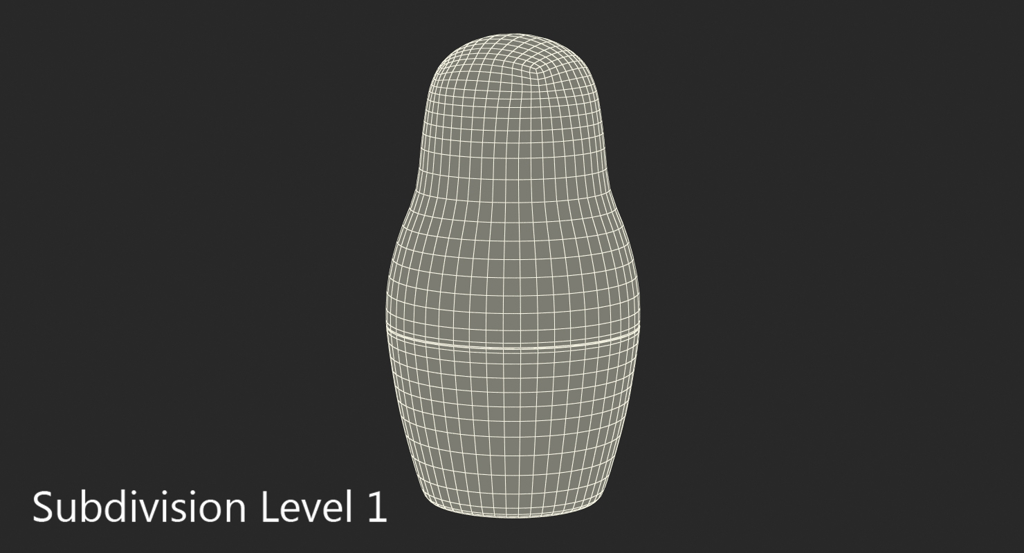 3D model Russian Nesting Doll