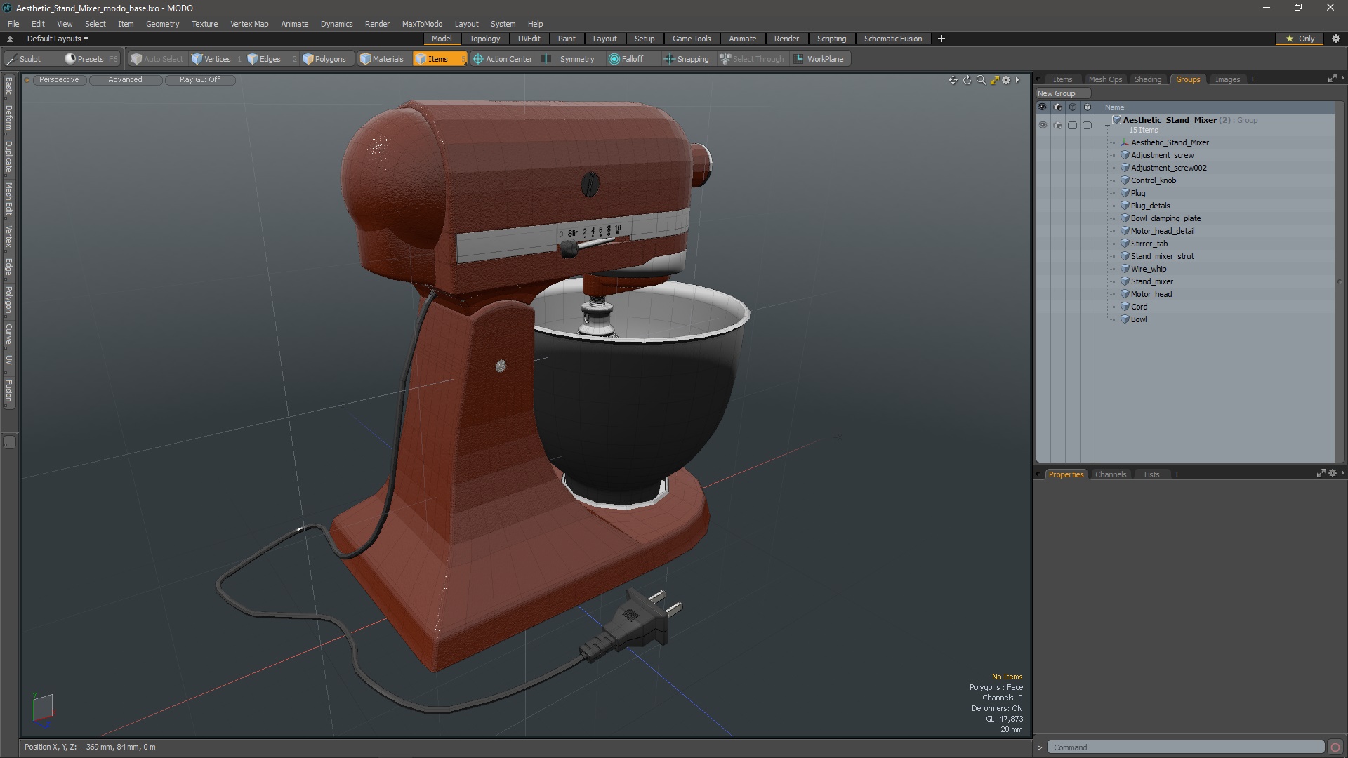 3D Aesthetic Stand Mixer