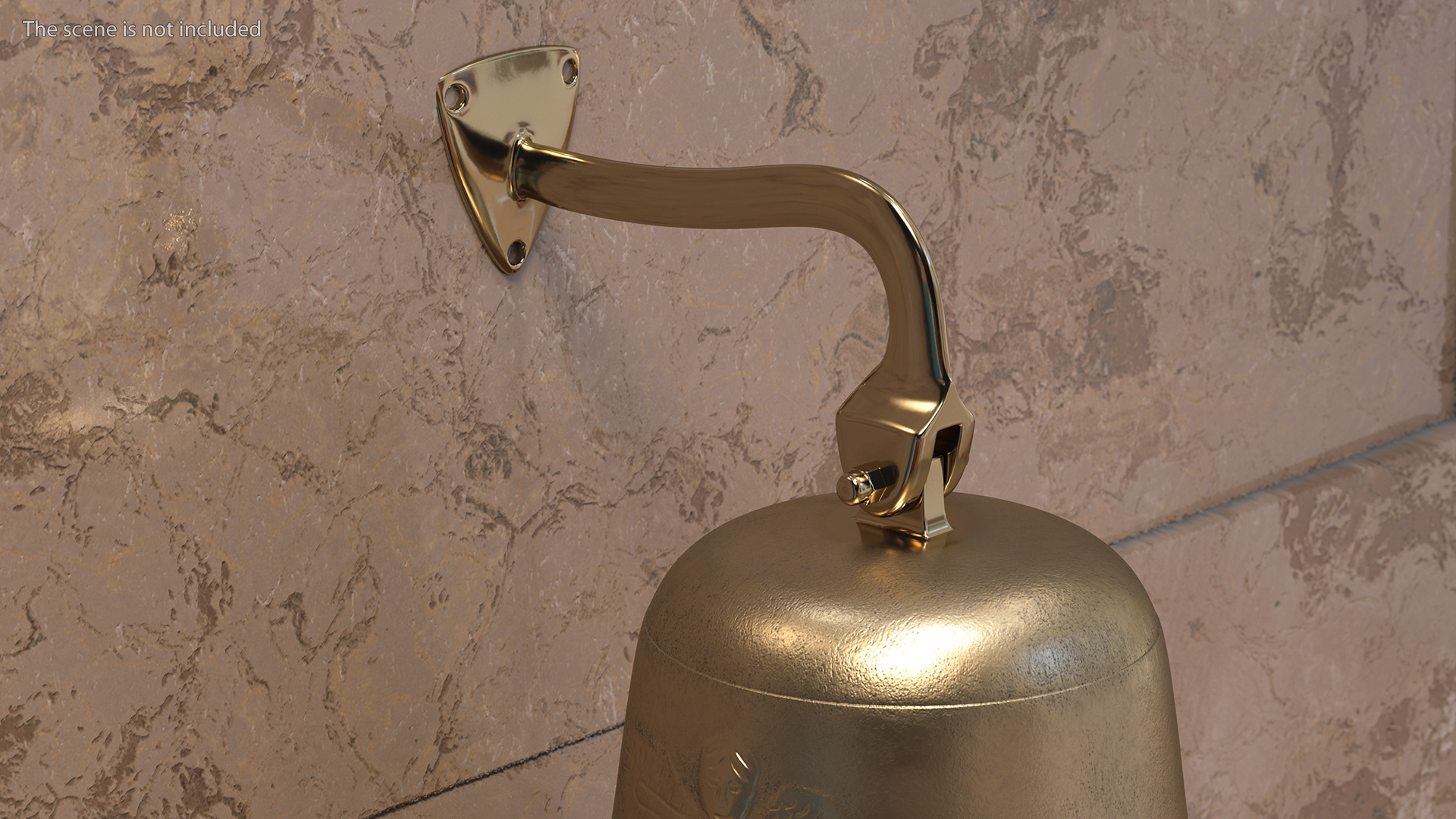 Altar Bell Angel with Wall Fitting 3D model