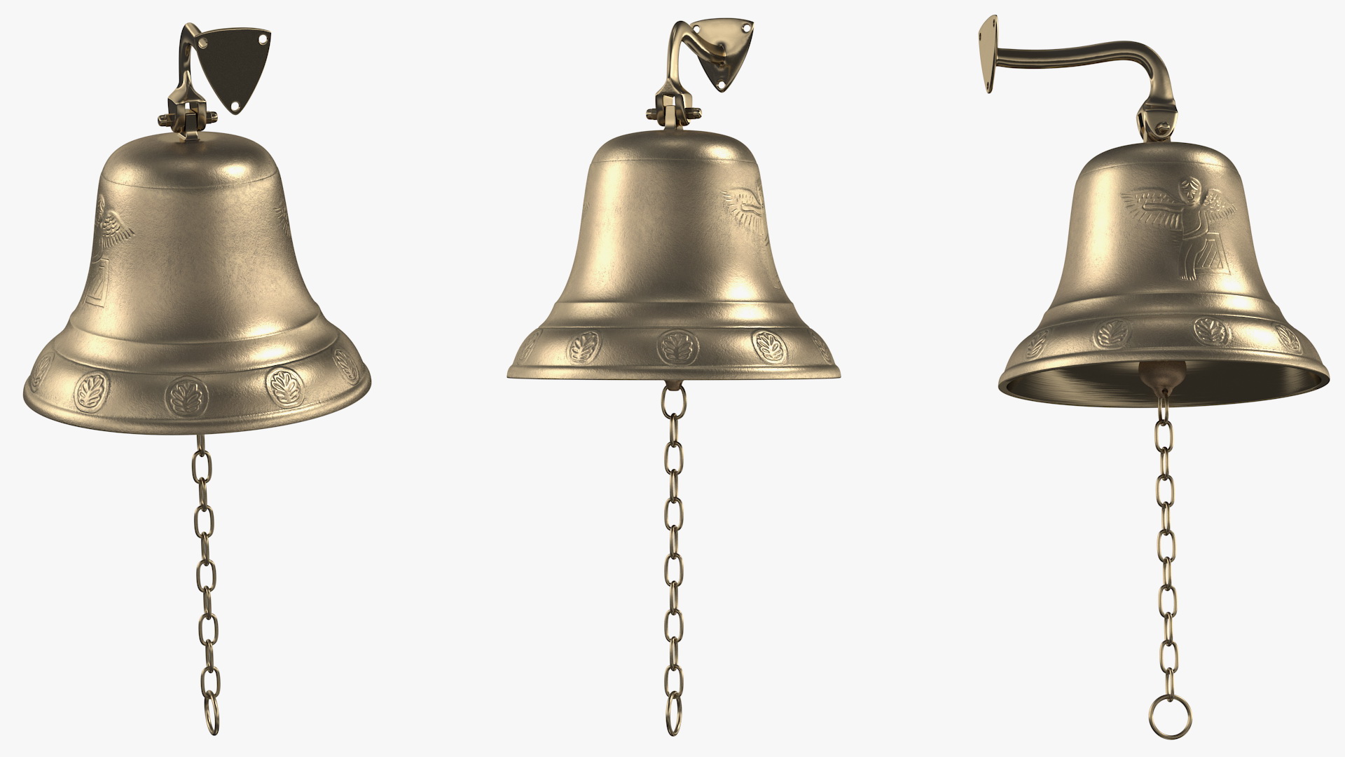 Altar Bell Angel with Wall Fitting 3D model