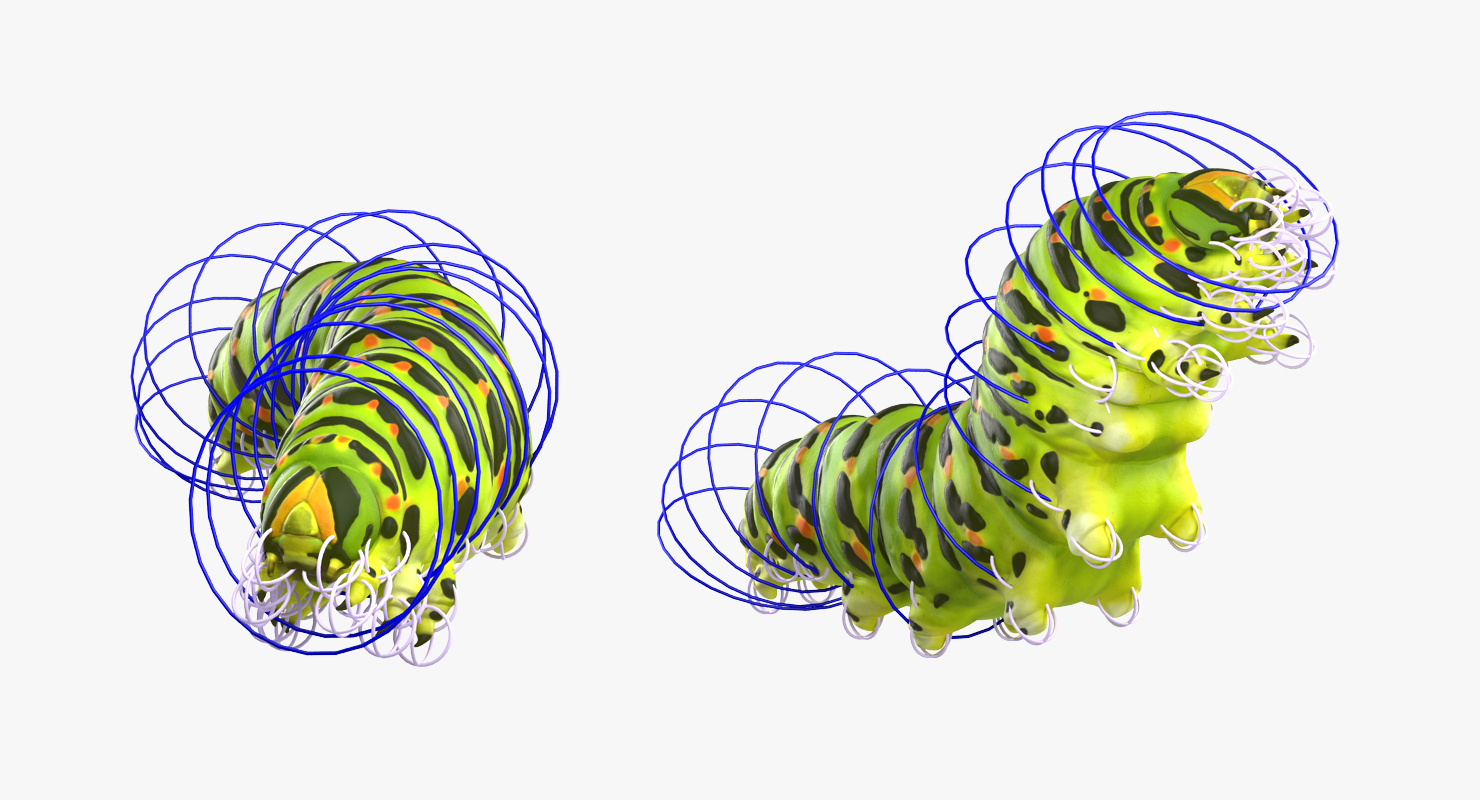 3D Caterpillar Rigged model