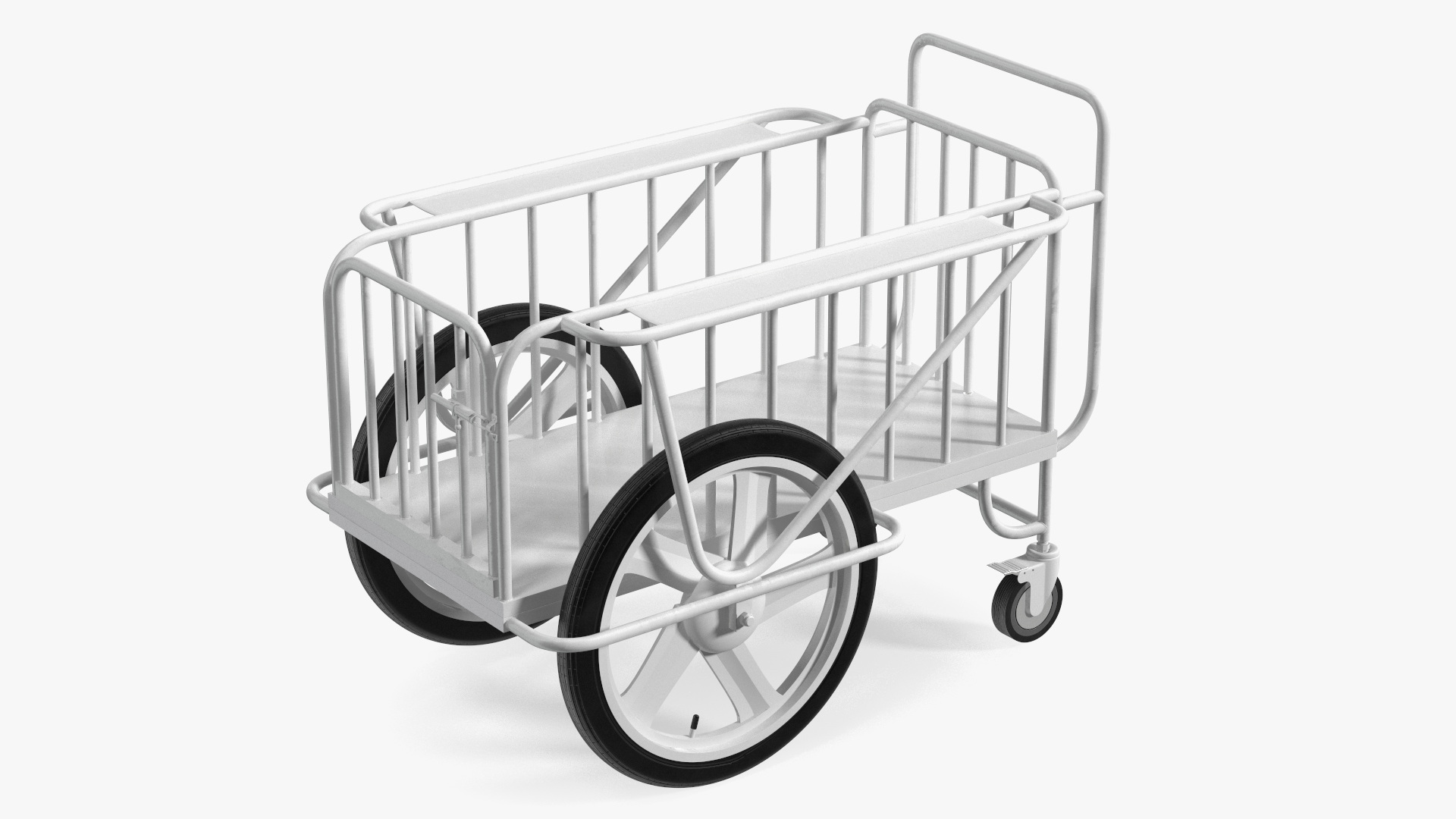 Medical Drugs Trolley White 3D