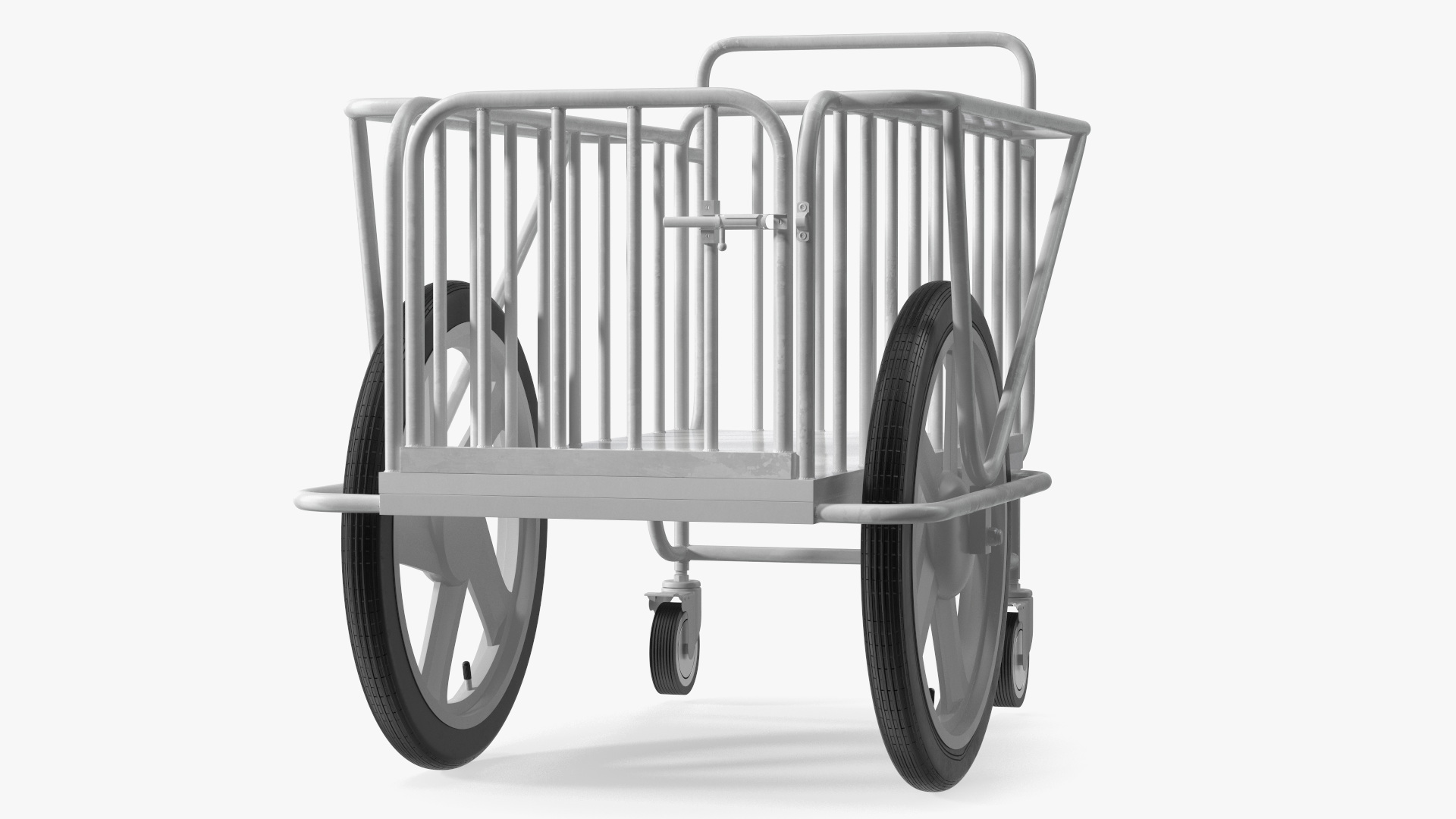 Medical Drugs Trolley White 3D