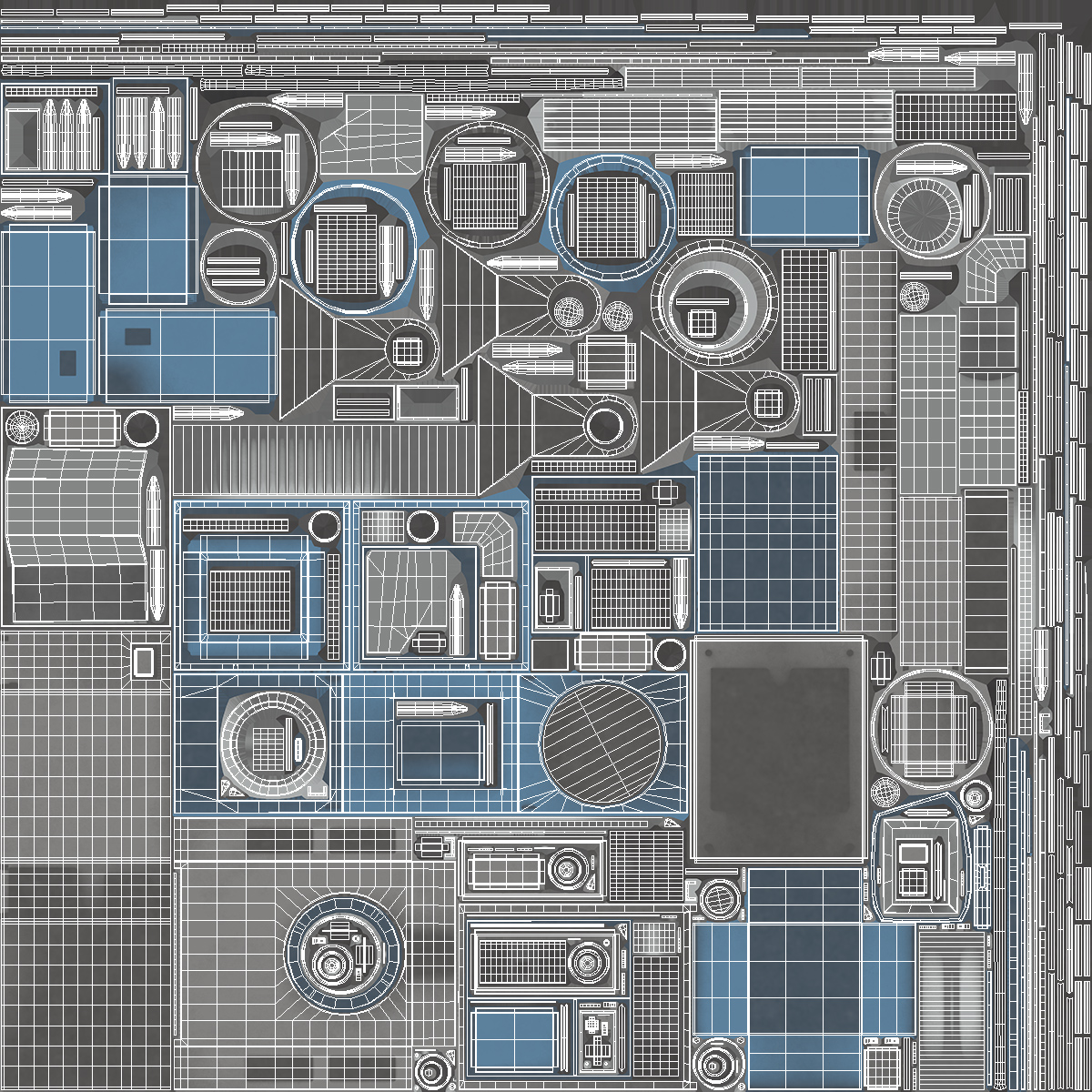 Inside Wind Turbine 3D model