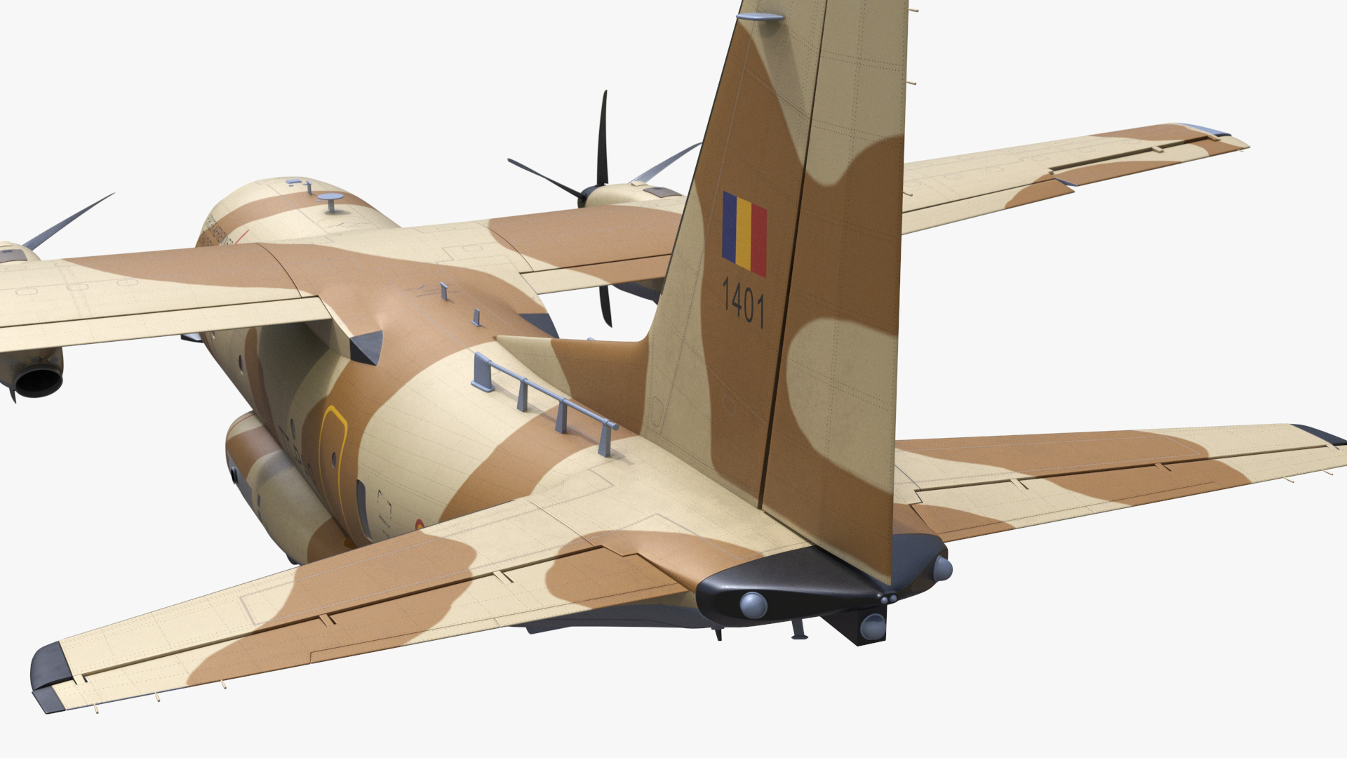 Aircraft C-27J Spartan Morocco Flight 3D