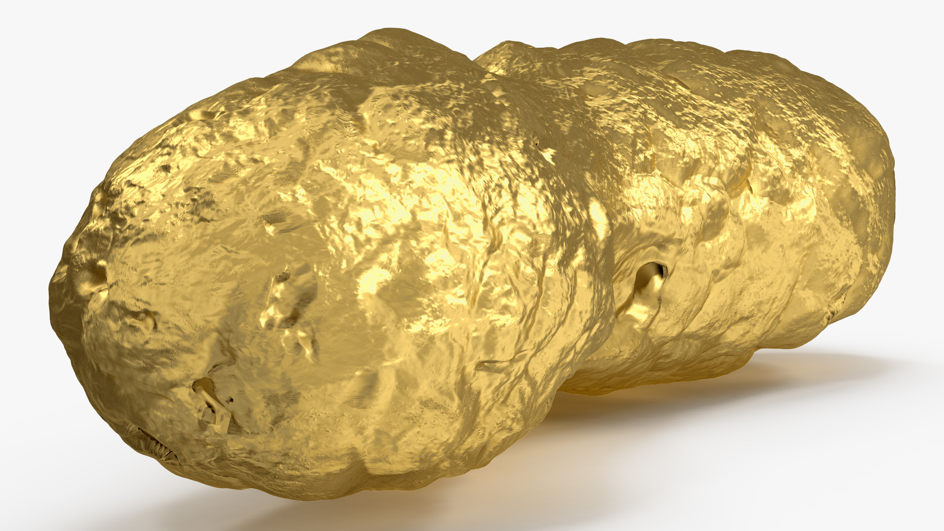 3D Little Crap Golden model