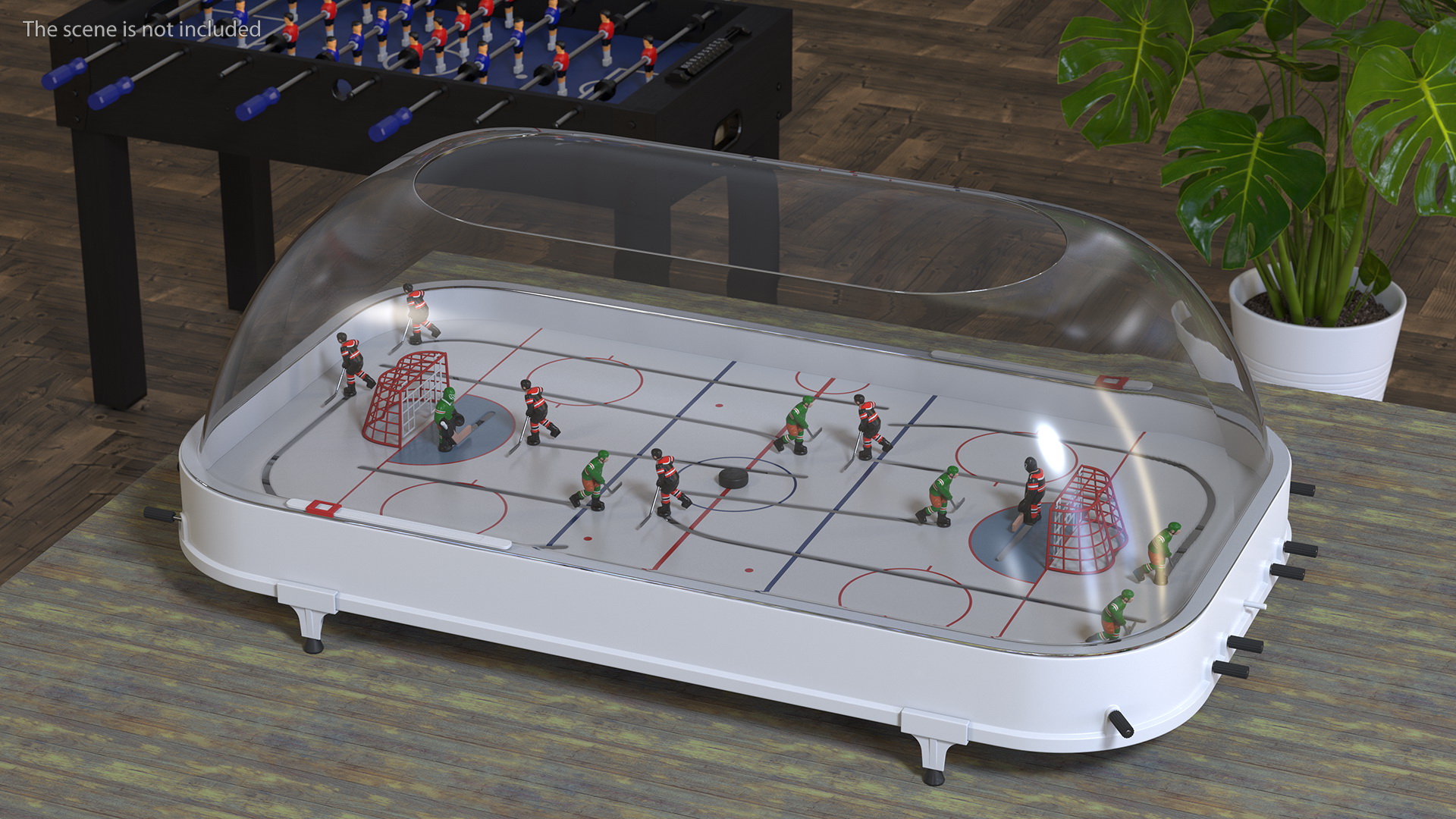 Table Hockey with Dome 3D