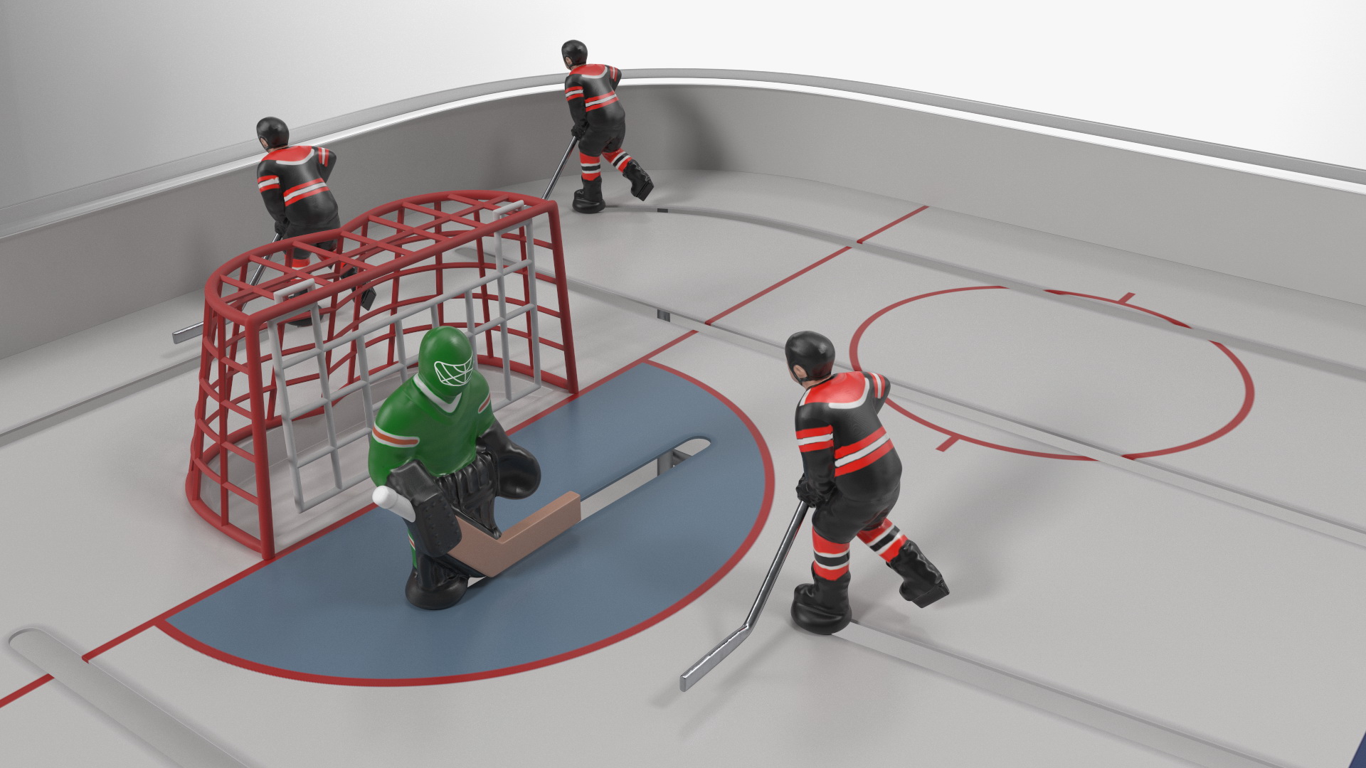 Table Hockey with Dome 3D