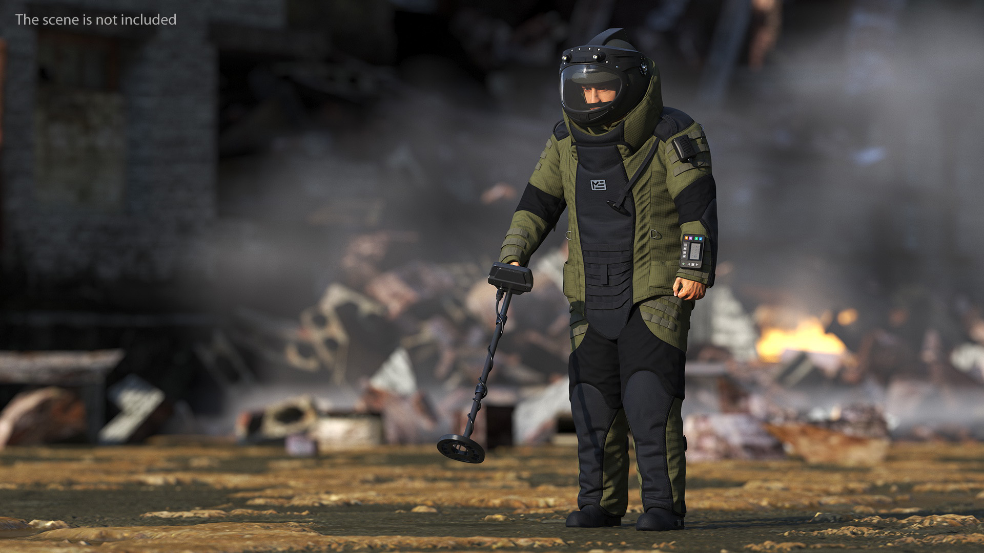 3D EOD 10 Bomb Suit Metal Detector