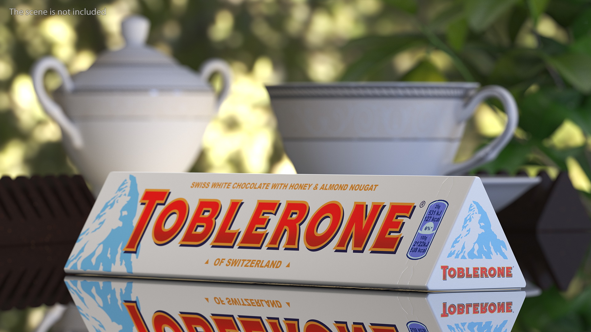 3D Toblerone White Chocolate Package model