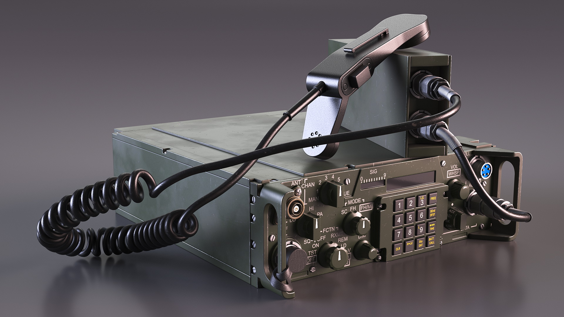 3D model Military Radio Green