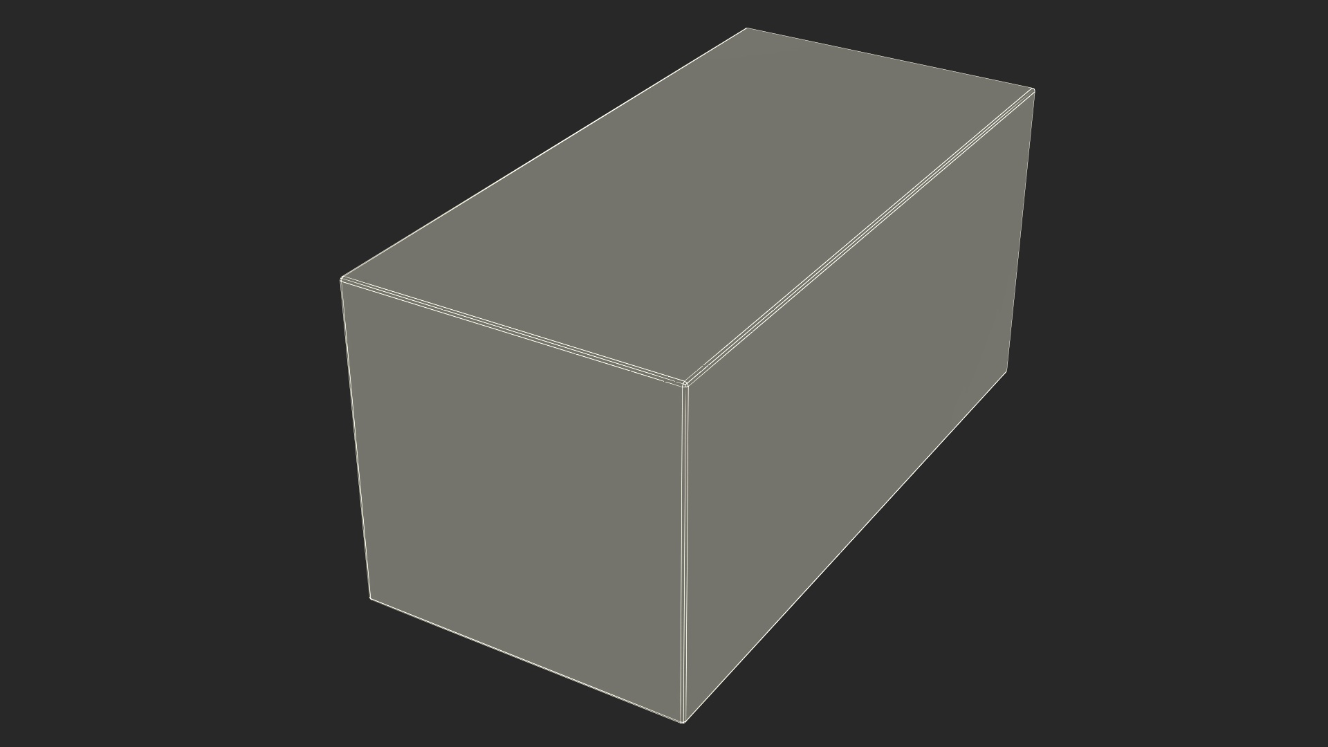 3D model Concrete Solid Brick