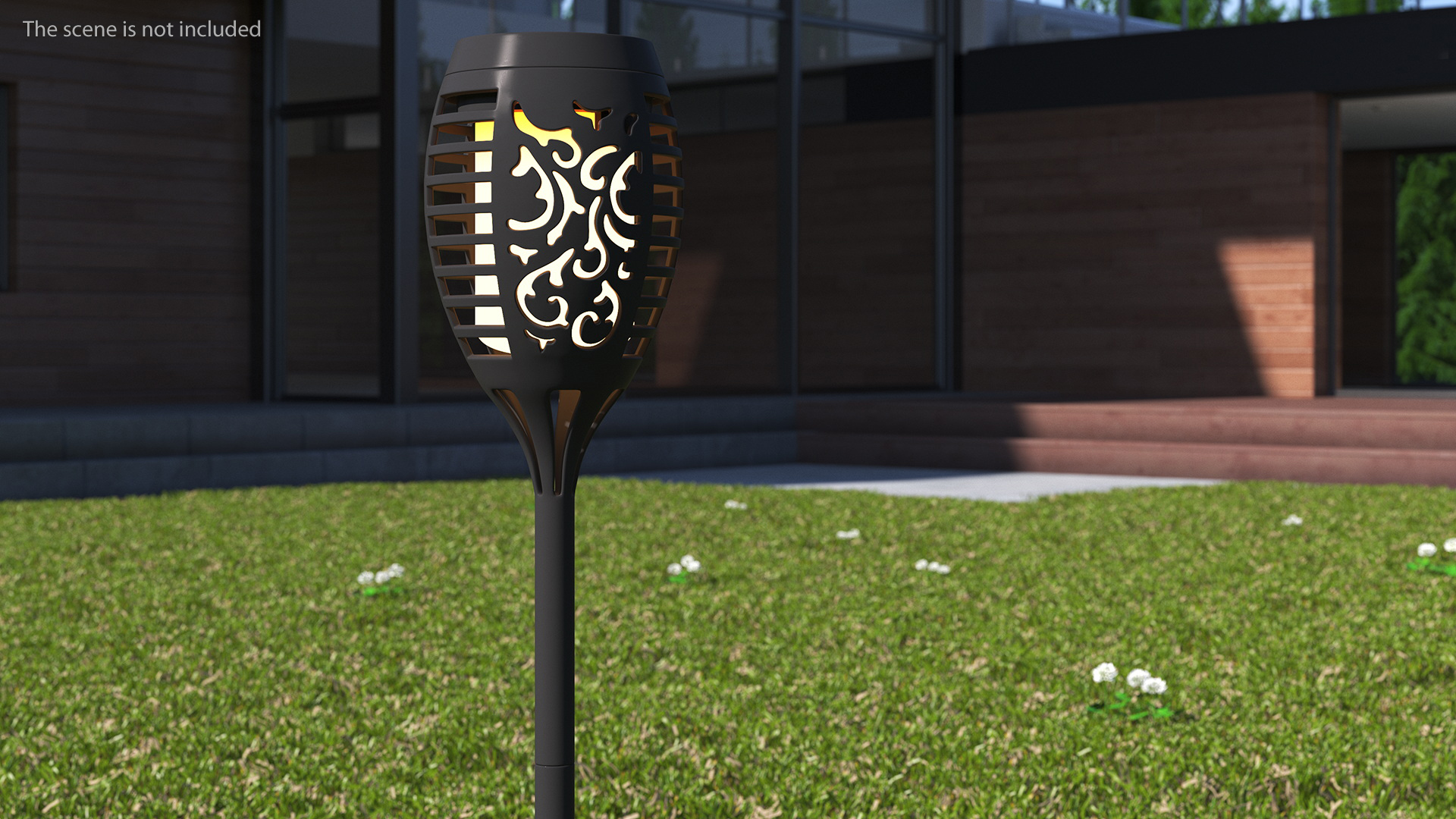 Solar Outdoor Garden Torch Light 3D