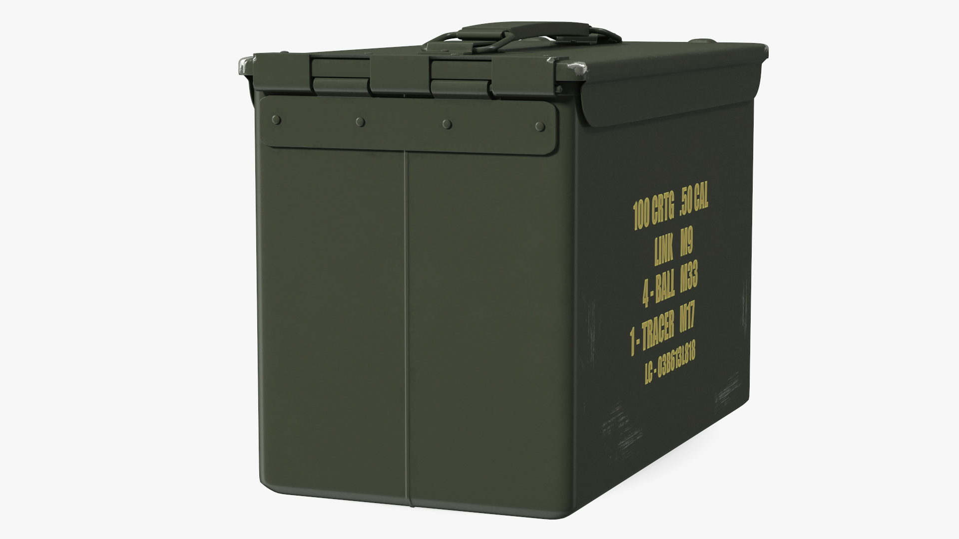 Metal Ammo Case Can 3D model