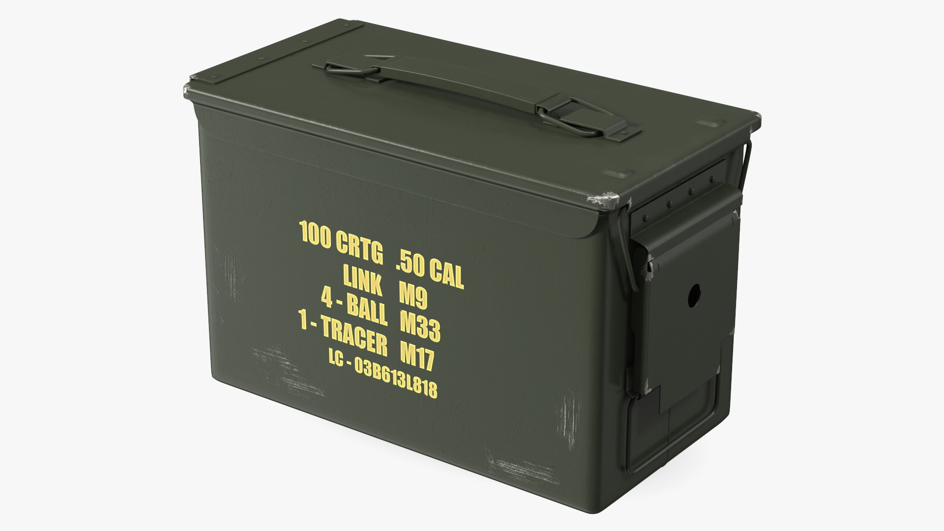 Metal Ammo Case Can 3D model