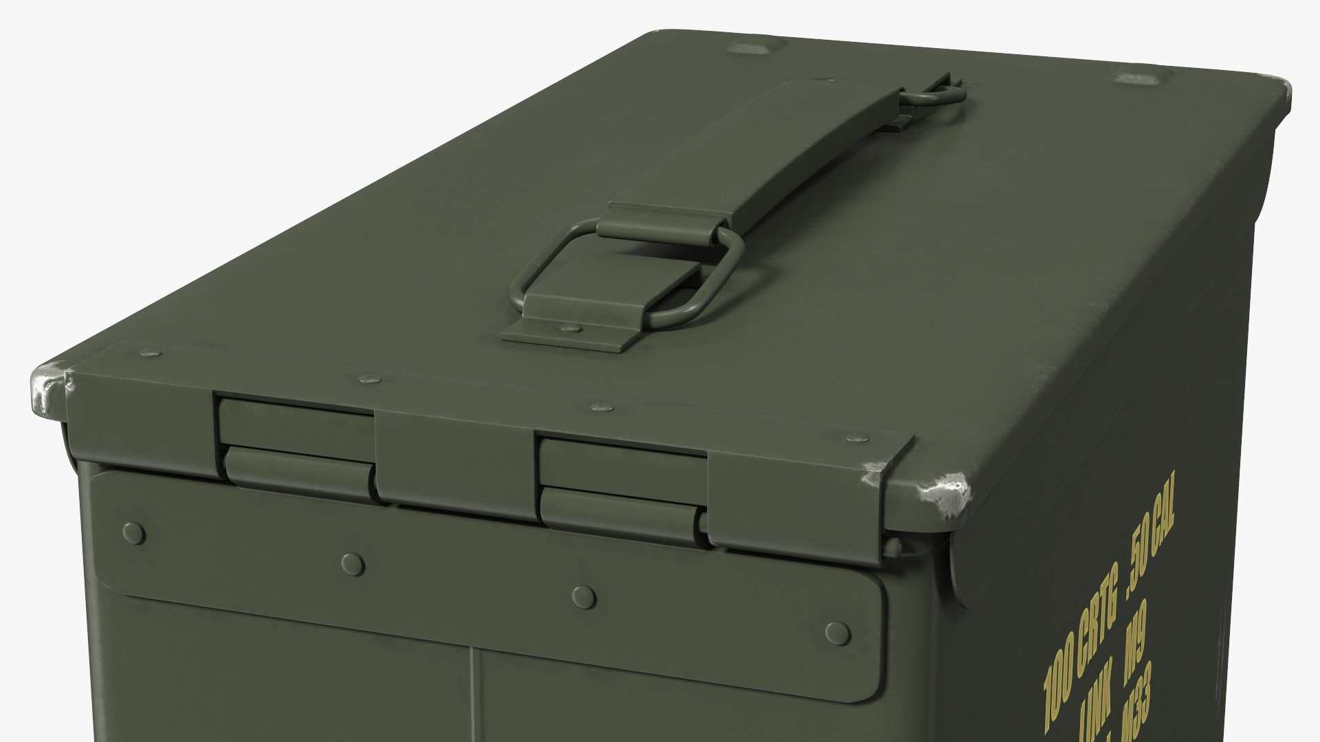 Metal Ammo Case Can 3D model